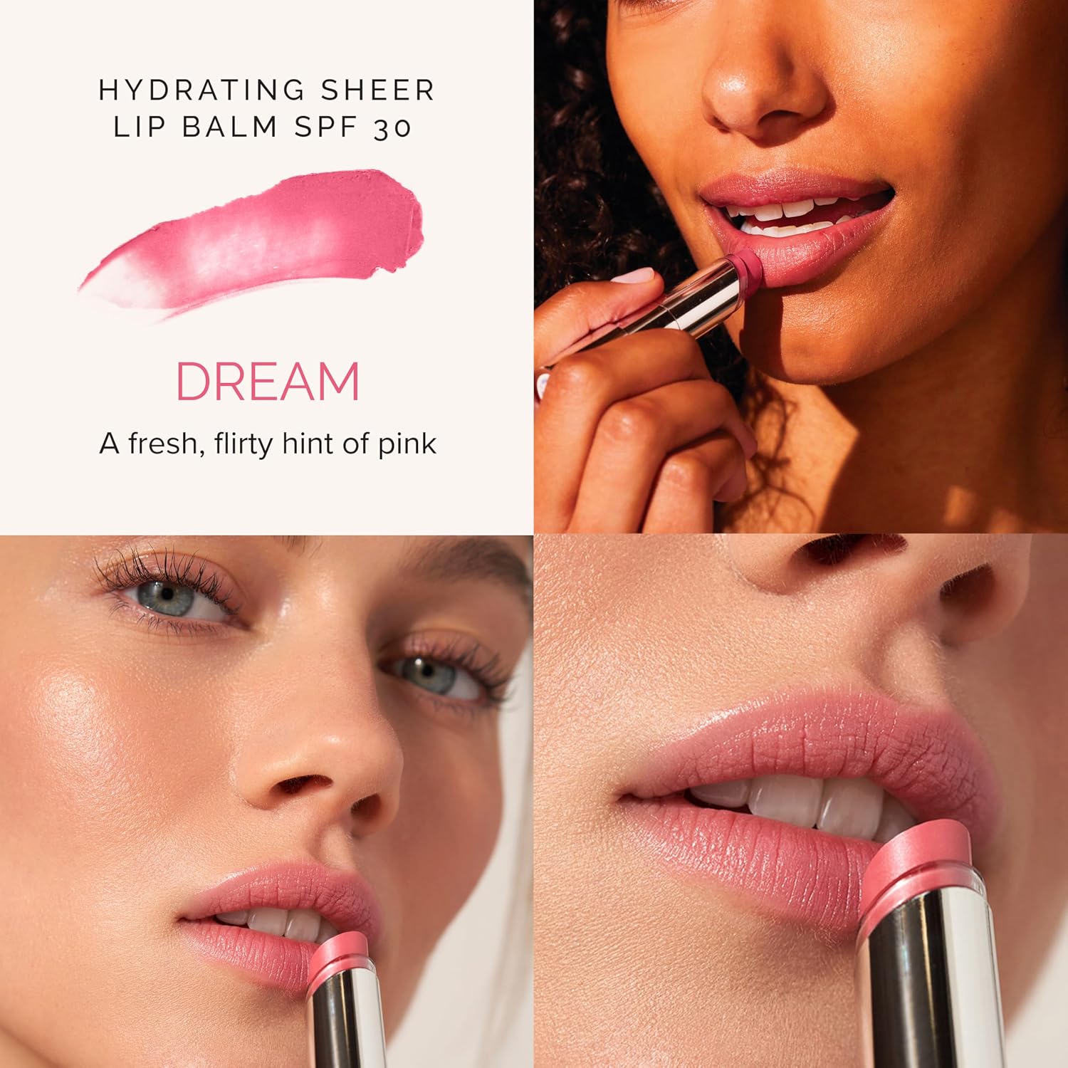 MDSolarSciences Tinted Sheer Lip Balm SPF 30 Hydrating Lip Sunscreen Shea Butter, Jojoba & Avocado Oils Moisturizing, Vegan