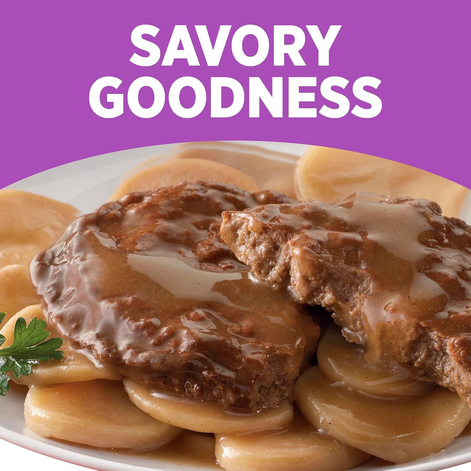 HORMEL COMPLEATS Tender Beef With Mashed Potatoes & Gravy Microwave Tray, 9 oz. (6 Pack) | Heat and Eat, Microwave Meals, Prepared Foods