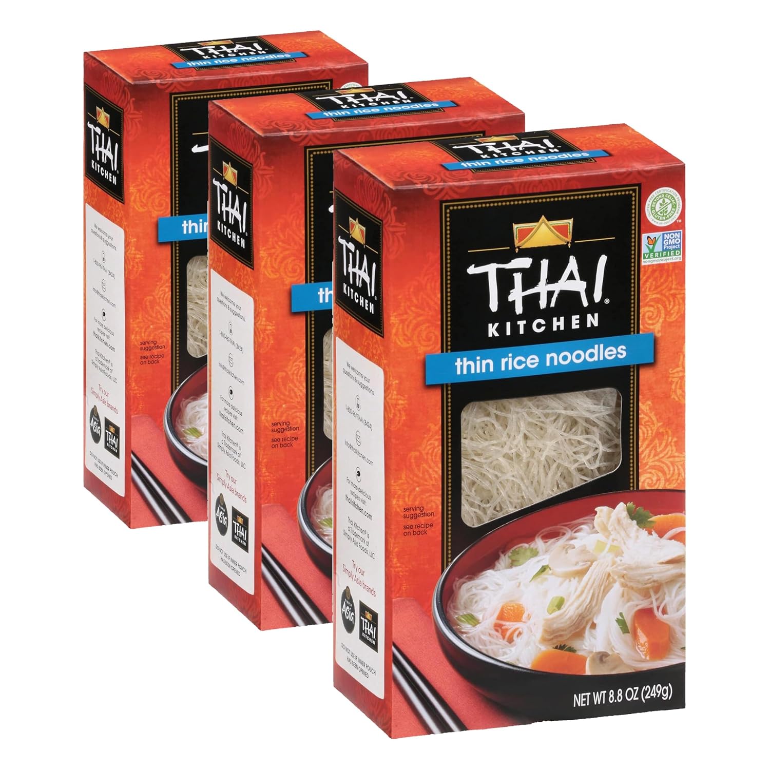 Thai Kitchen Gluten Free Thin Rice Noodles, 8.8 oz