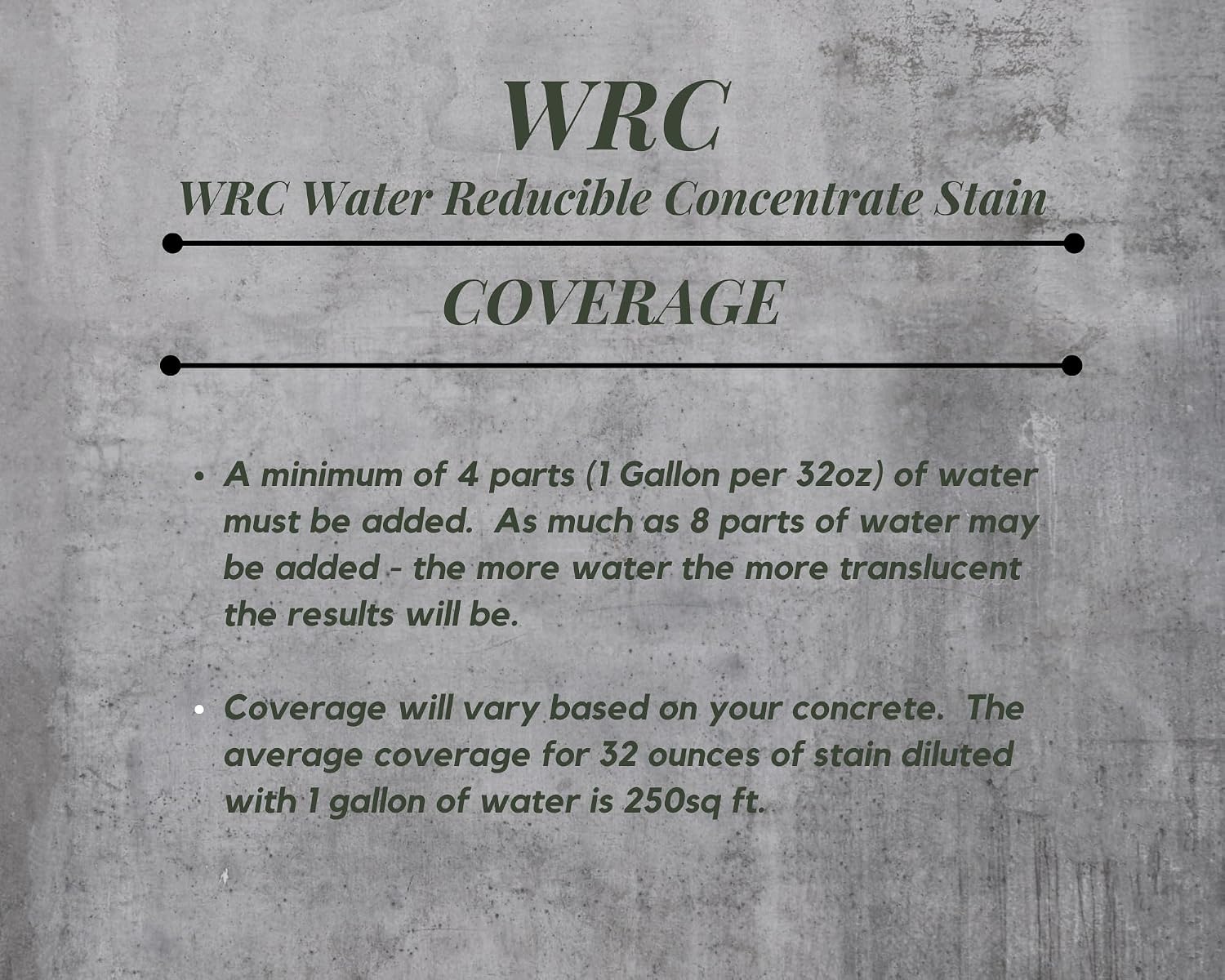 Concrete Stain Concentrate Just Add Water, User & Eco-Friendly Semi-Transparent Professional Grade Cement Stain, Concrete Resurrection Brand 32 Ounce Mocha - Medium Brown