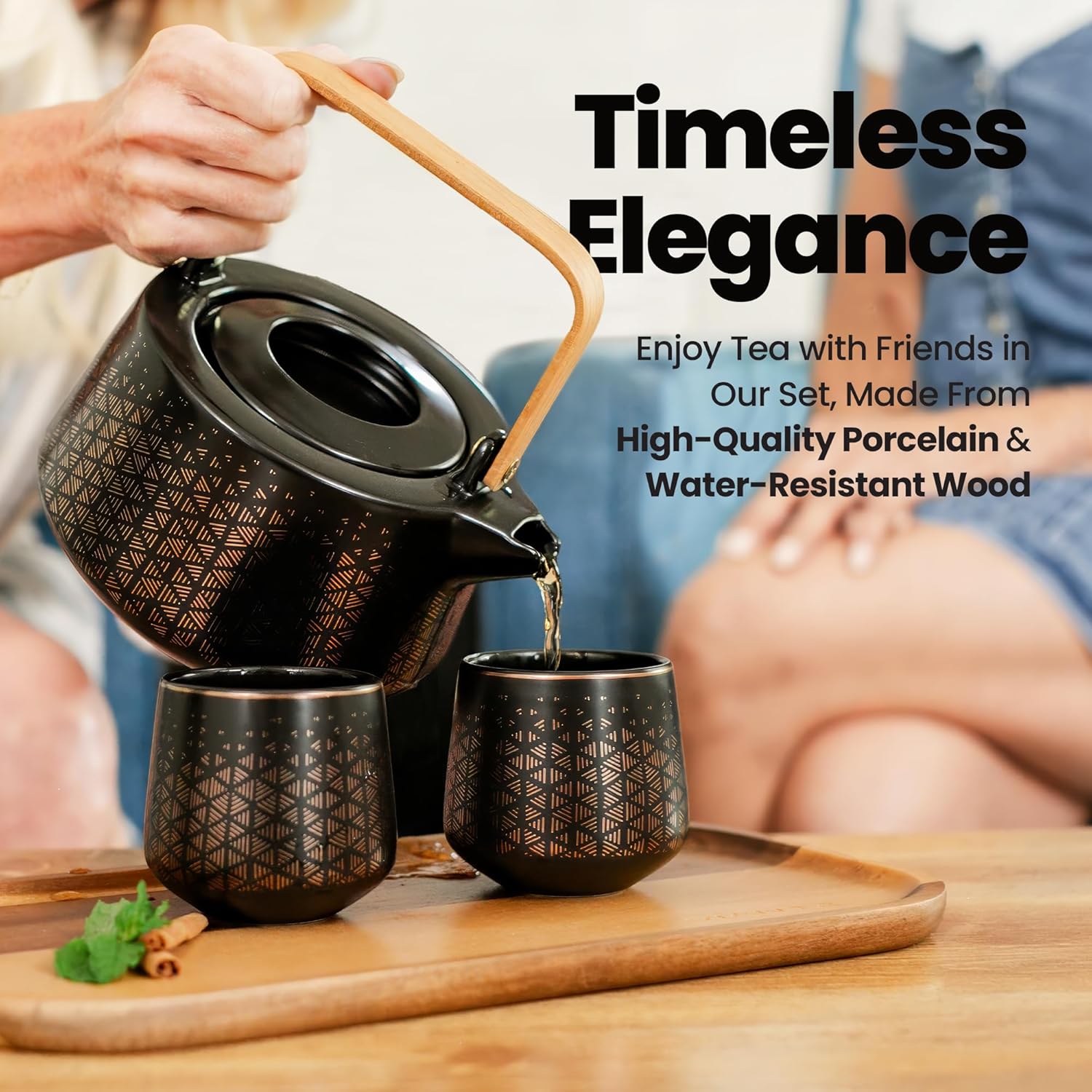 Viante Alba Electric Tea Kettle With Infuser, No Plastic, 1.5L