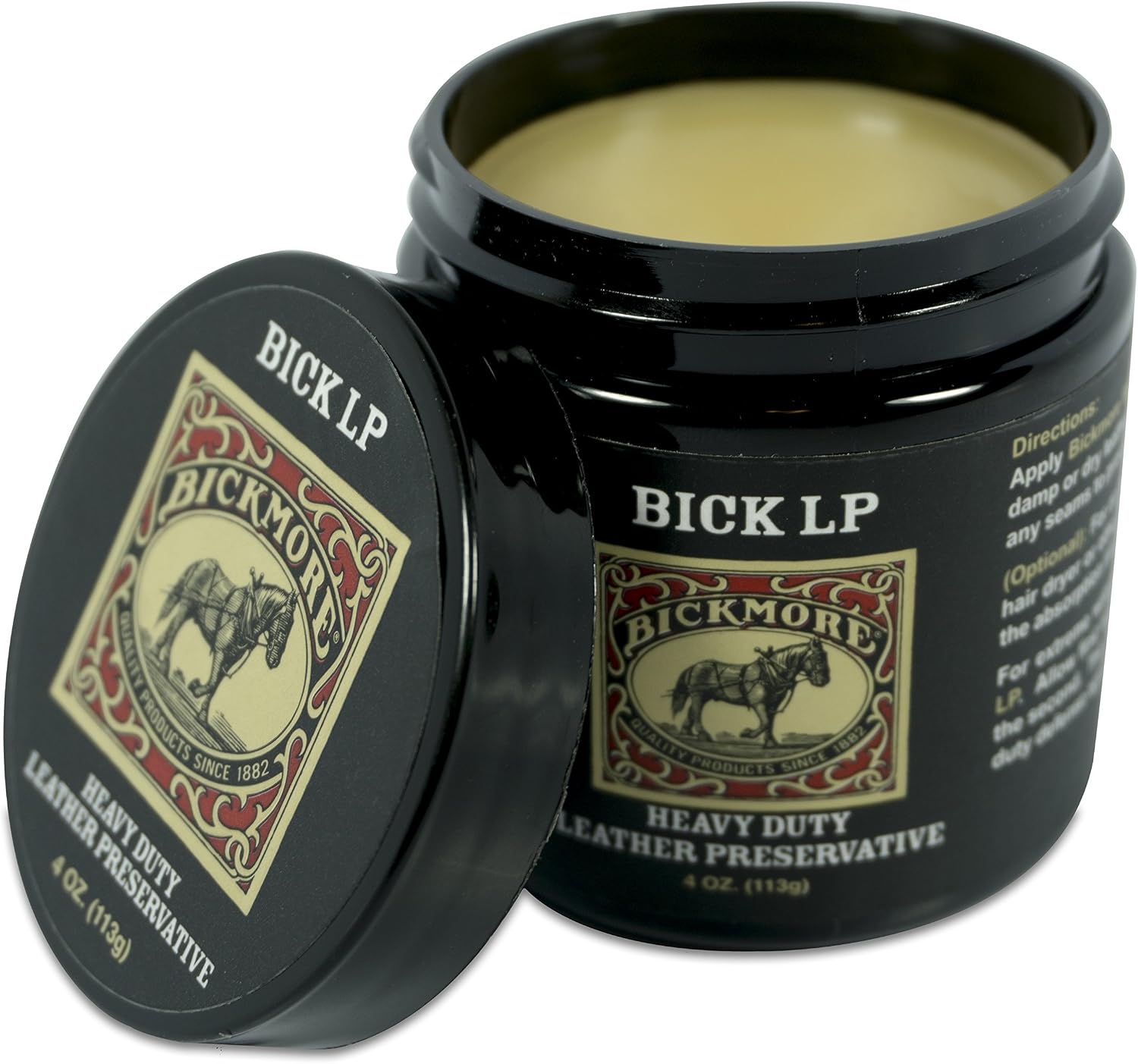 Bickmore Bick LP Leather Conditioner 8 oz, Scratch Repair | Heavy-duty preservative protects, softens and restores dry, cracked leather. Made in USA.