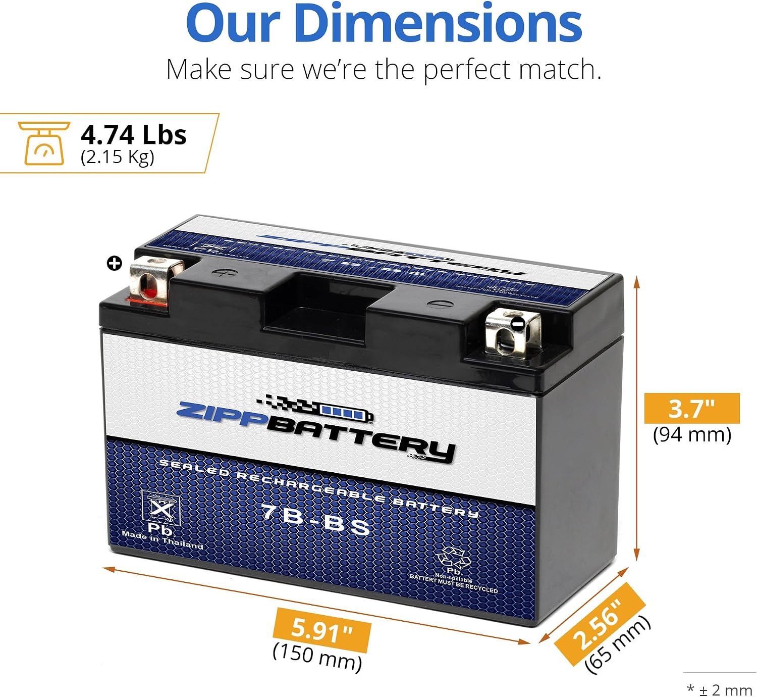ZIPPBATTERY YTX30L-BS 12V 385 CCA AGM – Maintenance-Free 30Ah Battery for Harley, ATV, UTV, Jet Ski – T3 Nut & Bolt Terminal – Fits Harley Road King, Polaris Sportsman 850, Can-Am Outlander