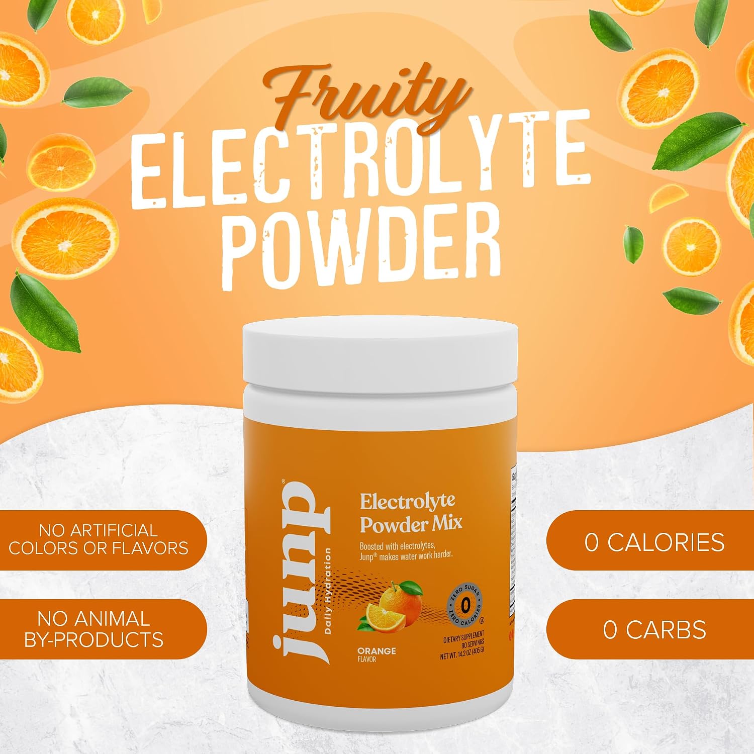JUNP Electrolytes Powder No Sugar No Carbs – Lemonade Keto Electrolyte Drink Mix - Potassium & Salt Hydration Powder Electrolytes - Zero Calorie