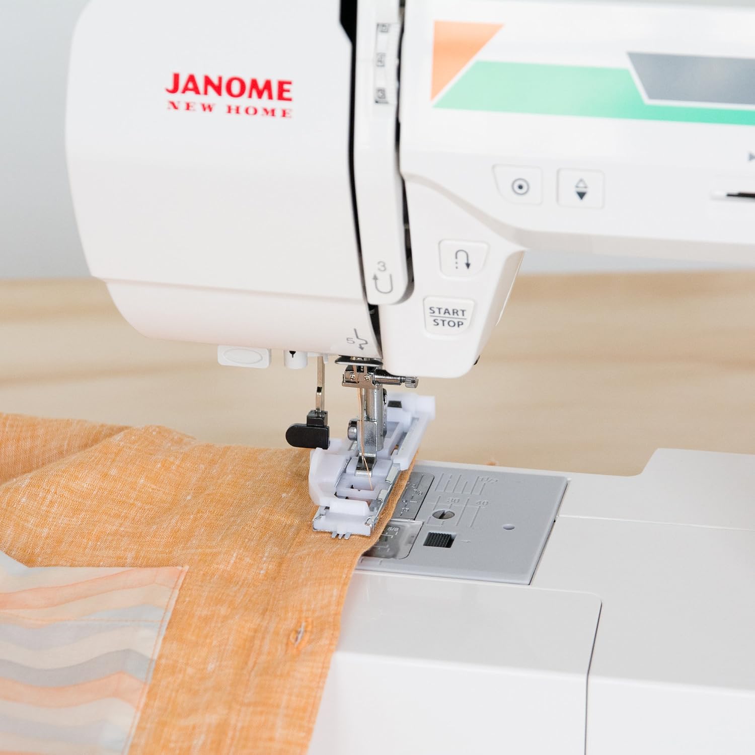 Janome MOD-30 Computerized Sewing Machine with 30 Built-In Stitches, 3 One-Step Buttonholes, Drop Feed and Accessories