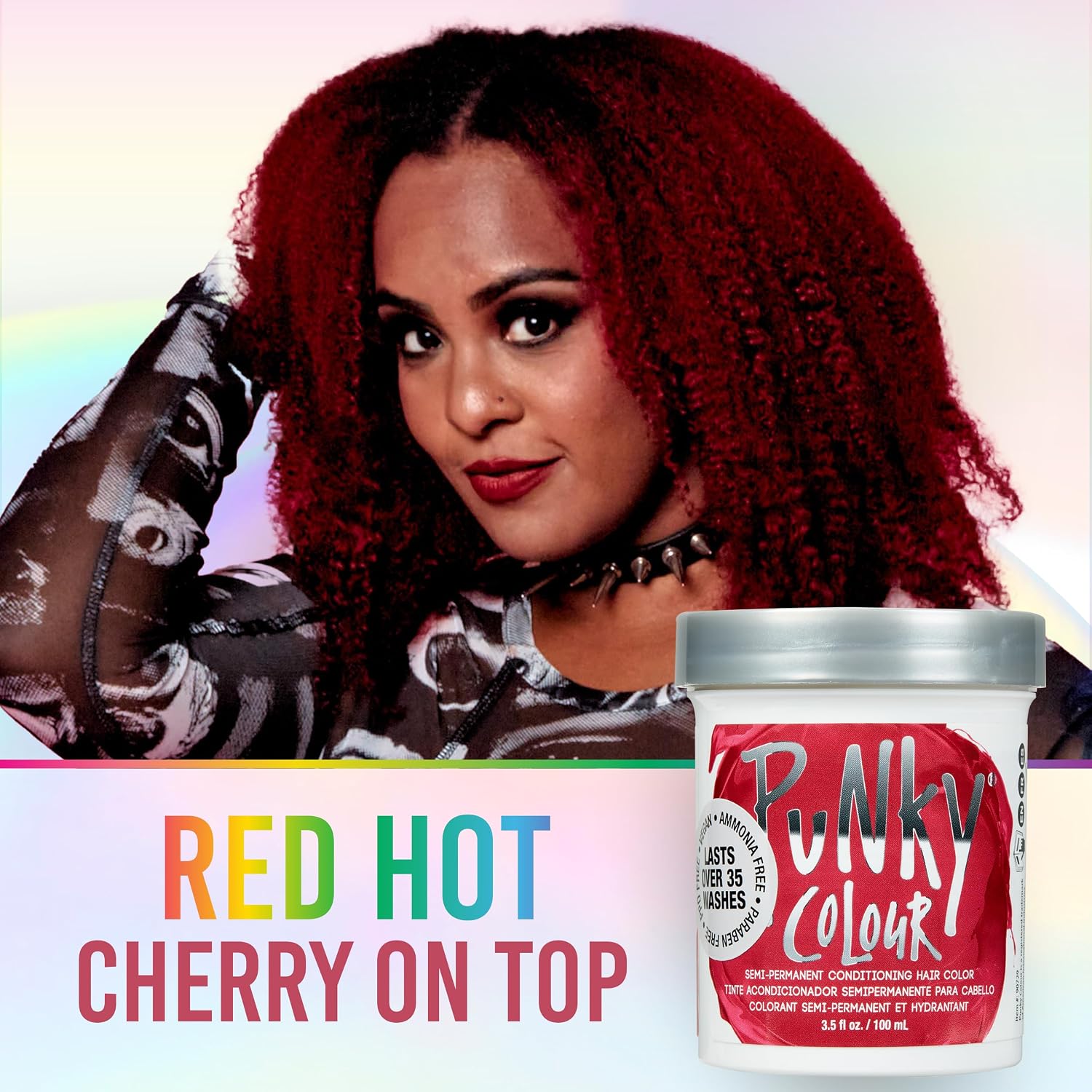 Punky Colour Flamingo Pink Semi Permanent Hair Color – Vibrant Pink Hair Dye, Vegan & Cruelty-Free Conditioning Formula, Lasts Up to 35 Washes, 3.5 fl oz