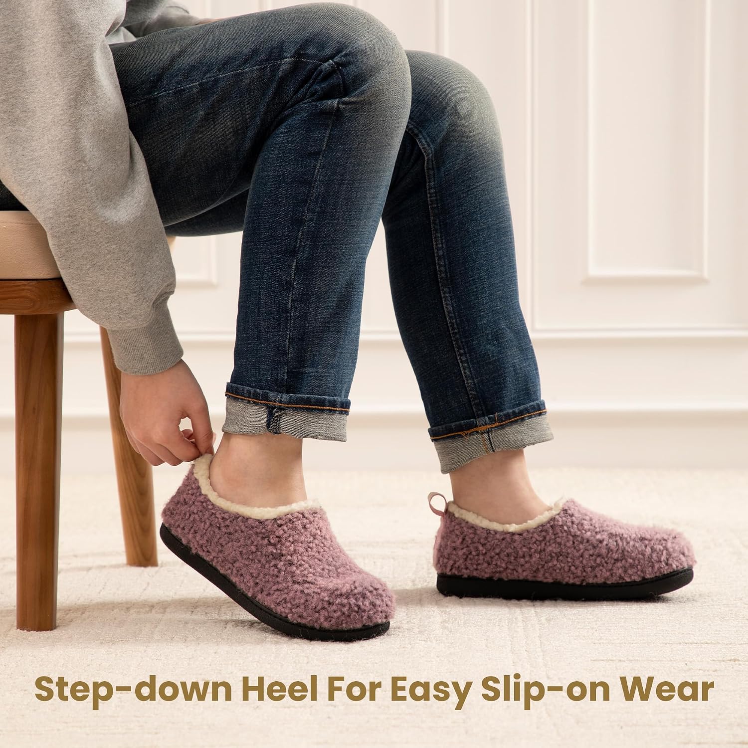 RockDove Women's Nomad Faux Shearling Slipper