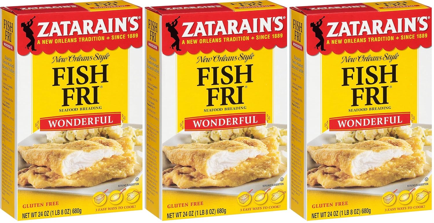 Zatarain's Wonderful Fish Fri Seafood Breading, 24 oz