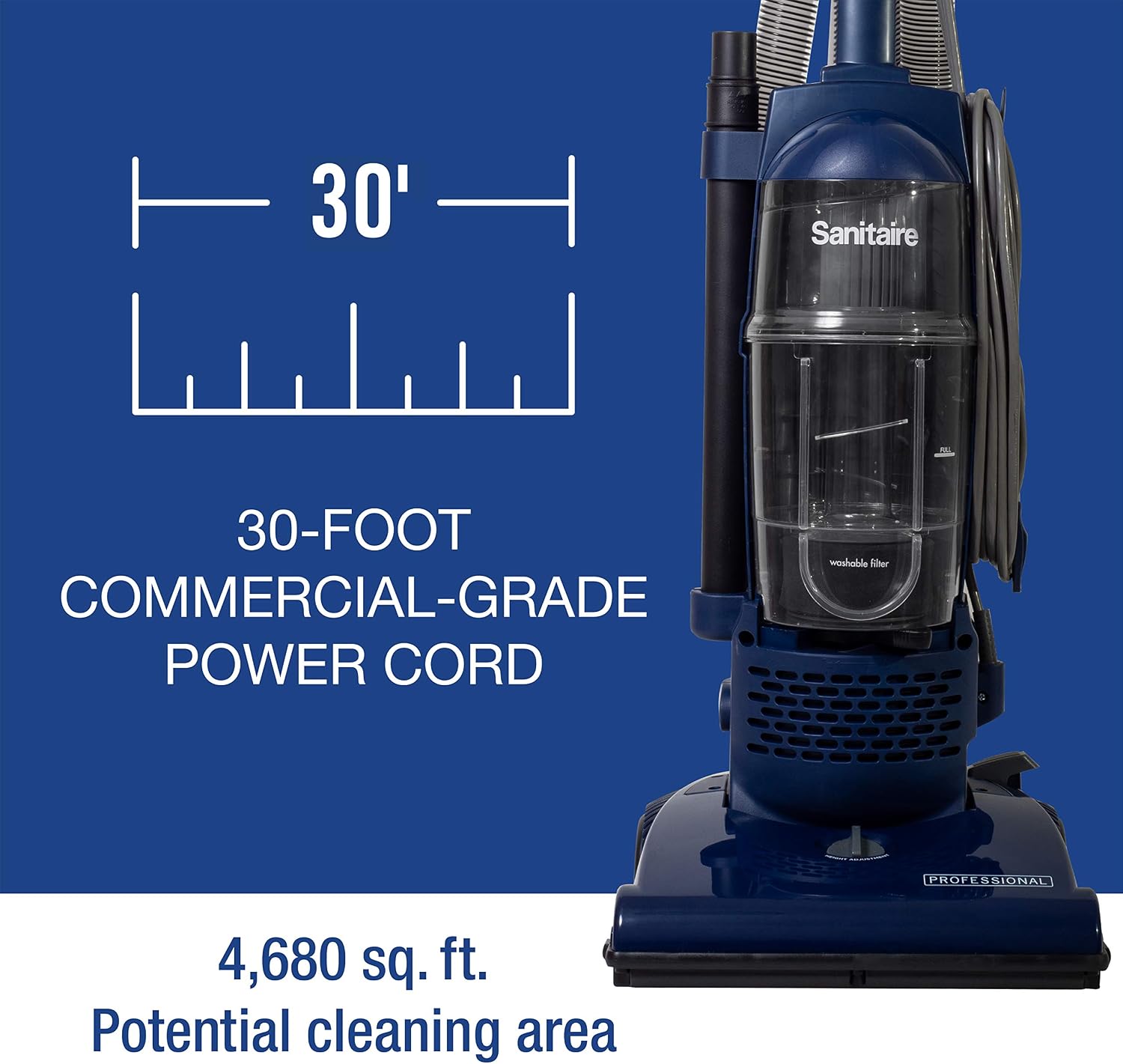 Sanitaire Professional Bagless Upright Commercial Vacuum with Tools, SL4410A