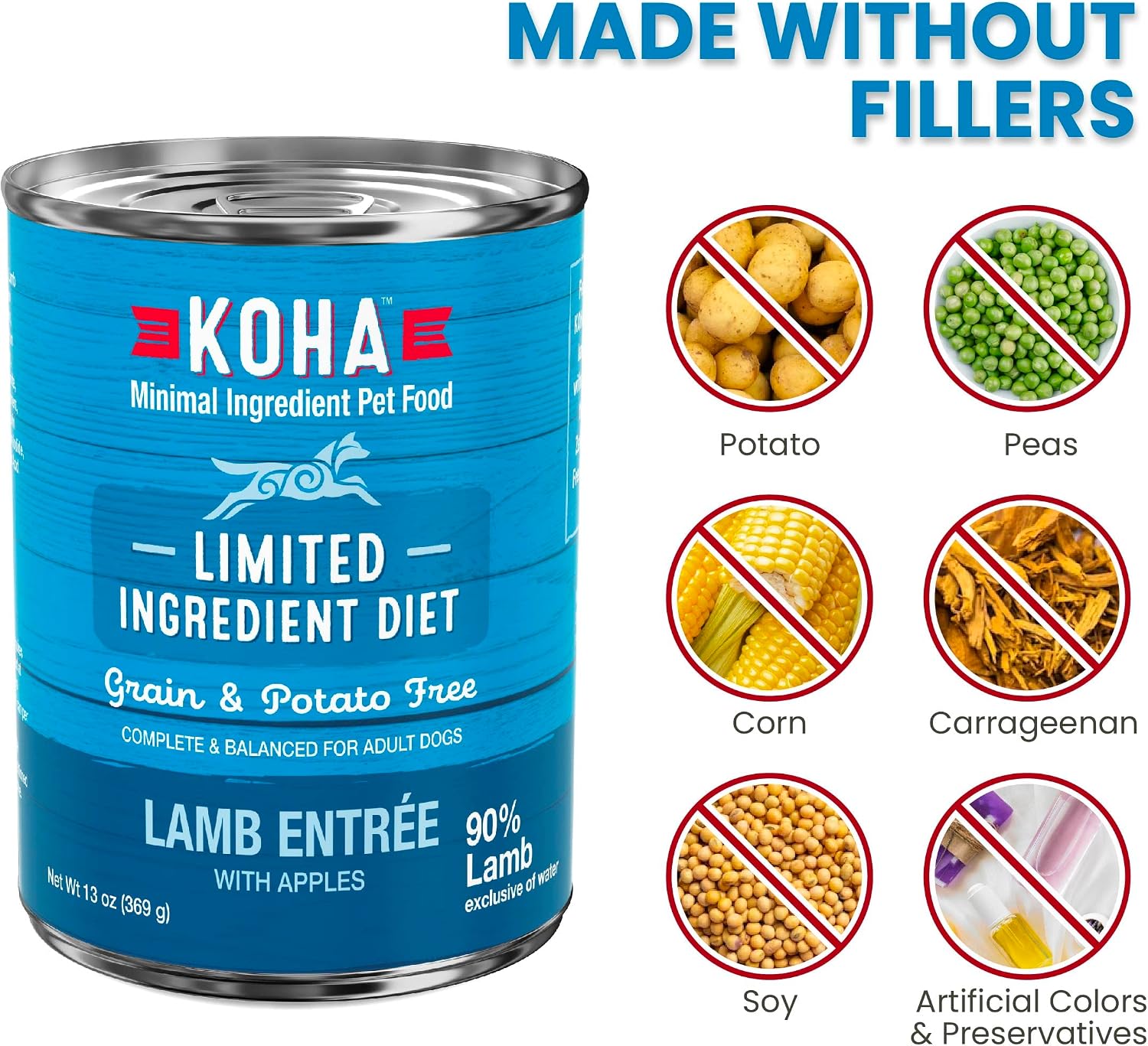 KOHA Limited Ingredient Diet Lamb Entrée for Dogs