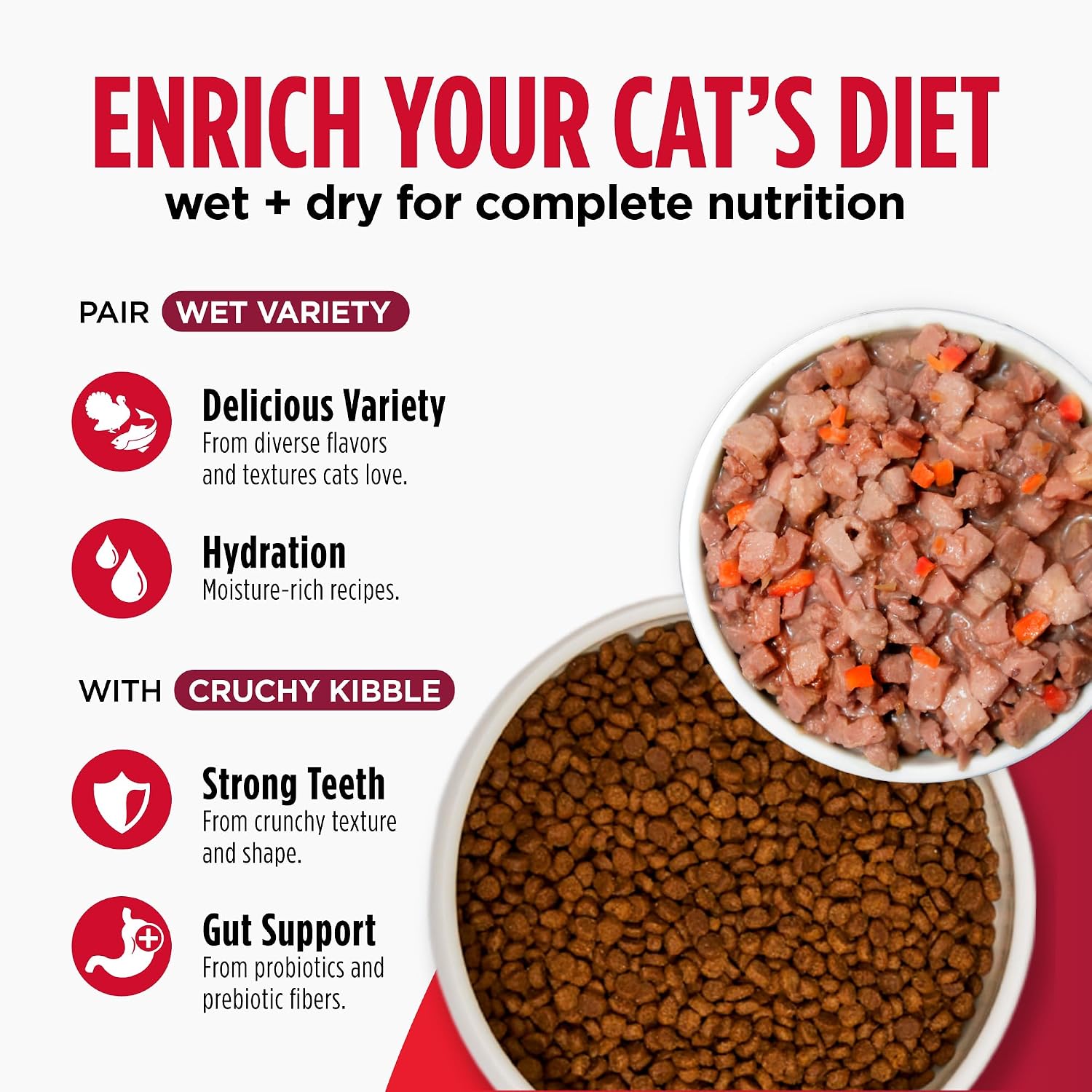 Nulo Freestyle Cat & Kitten Dry Food - Turkey & Duck Recipe, High Protein Grain Free Cat Food, Natural Kibble with Probiotics & Omega Fatty Acids