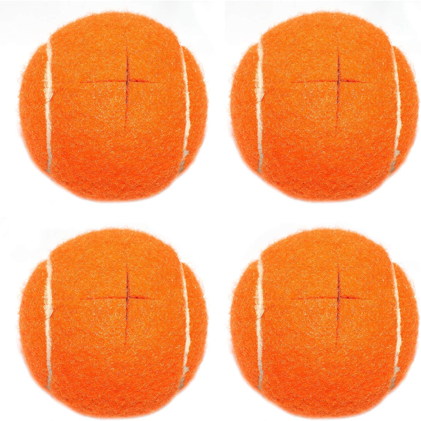 URBEST Walker Tennis Balls 4pcs Precut Heavy Duty Tennis Balls for Walkers