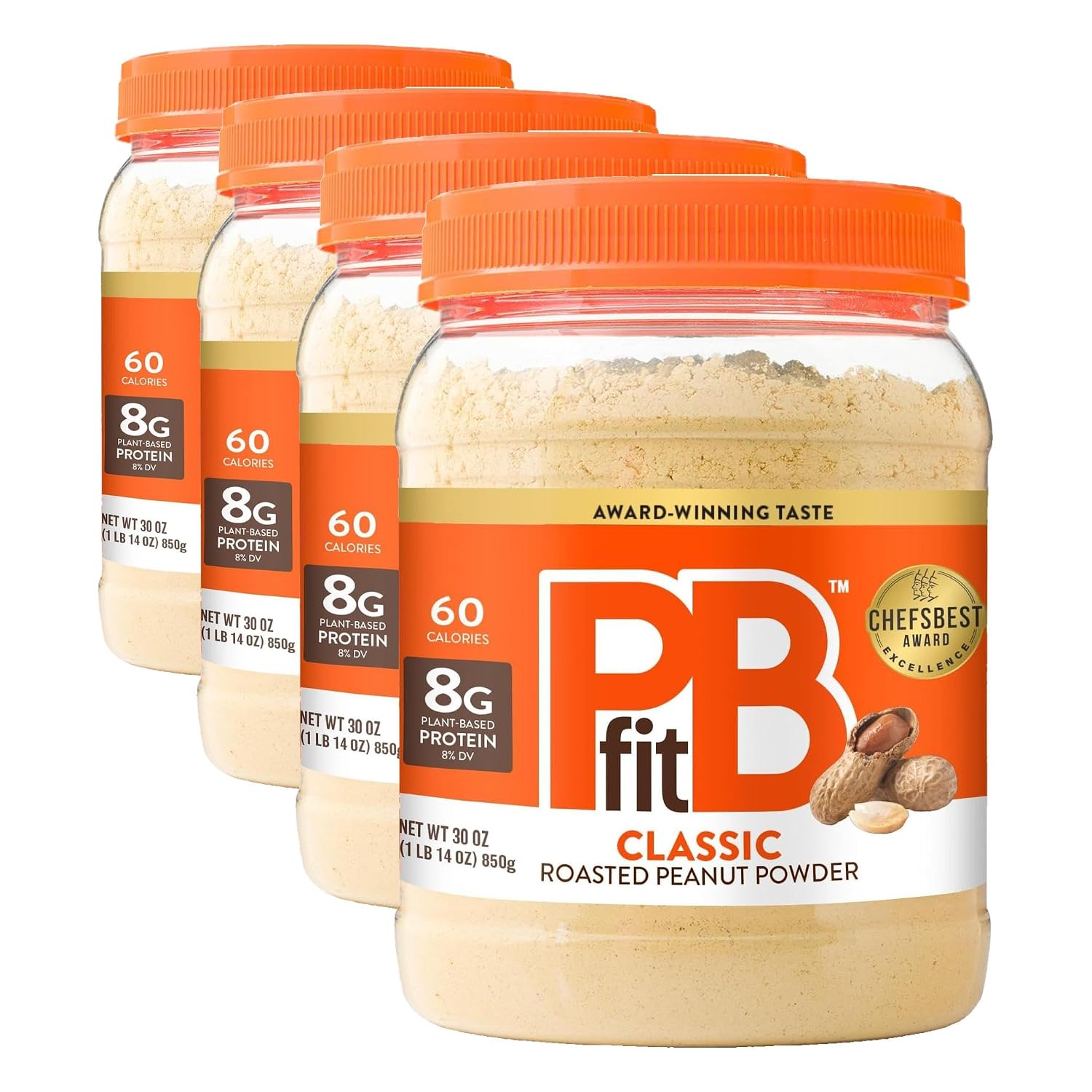 PBfit Cocoa Peanut Butter Powder 30 Oz, Peanut Spread with 6g Protein