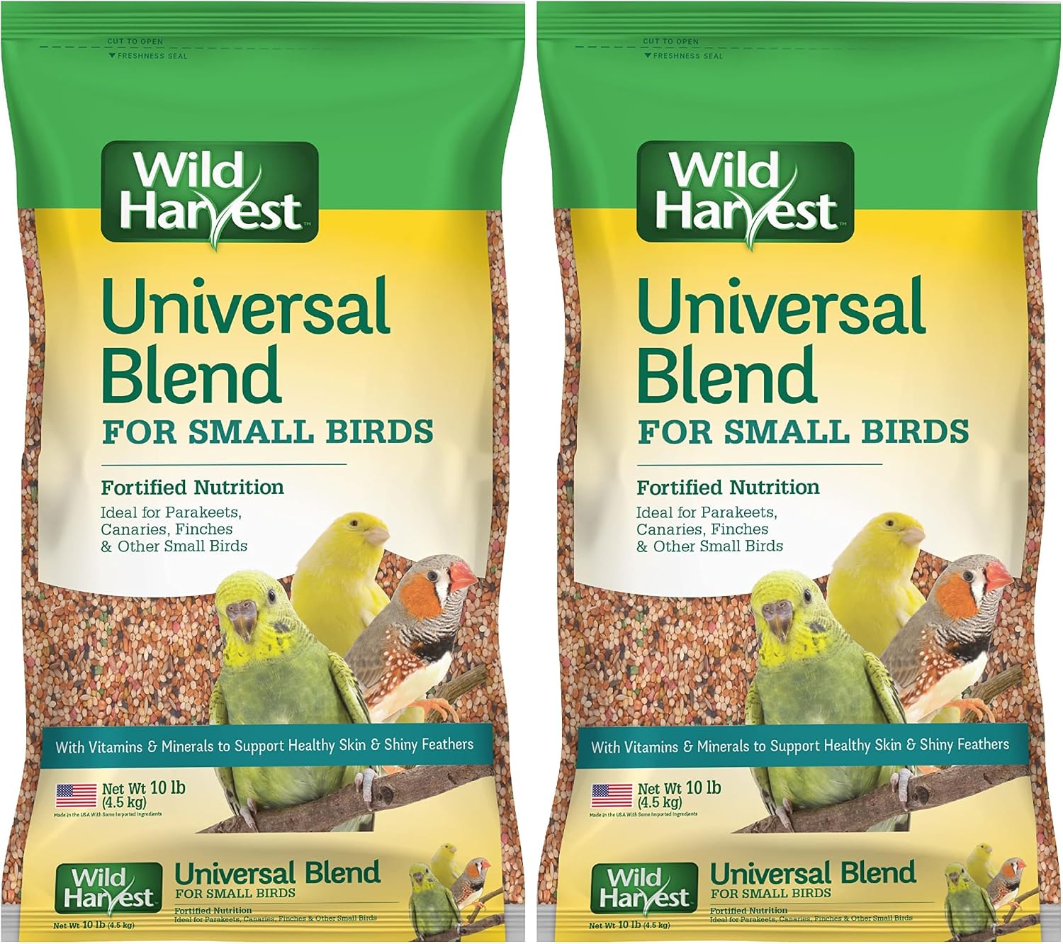 Wild Harvest Universal Blend For Small Birds 3 Pounds, Foritified Nutrition