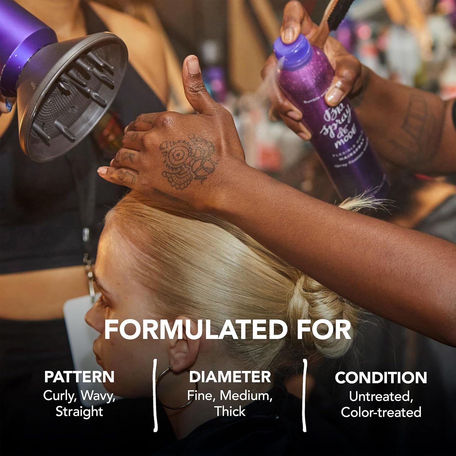 Bumble and bumble. Spray de Mode Flexible Hold Hair Spray | Flexible, Brushable Hold + Workability | Curly, Wavy, Straight