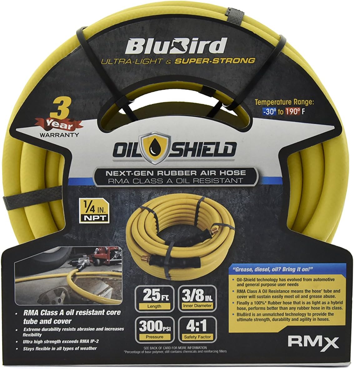 OilShield Next-Gen Air Hoses (3/8" x 50')