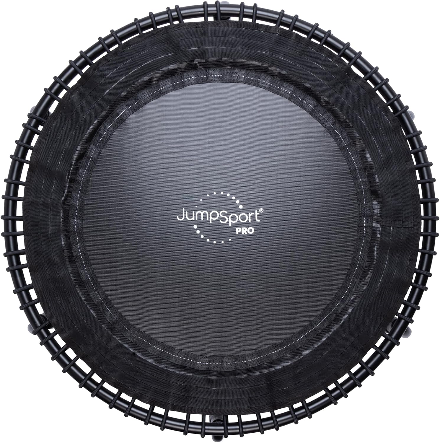 JumpSport 550 Workout Rebounder for Adults, 44" | PRO CE | Mini Exercise Fitness Trampoline Jumper with Cables | Black