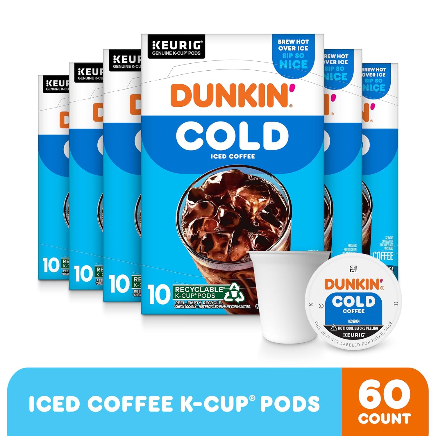 Dunkin’ Original Blend Medium Roast Coffee, Keurig K-Cup Pods, 10 Count Box