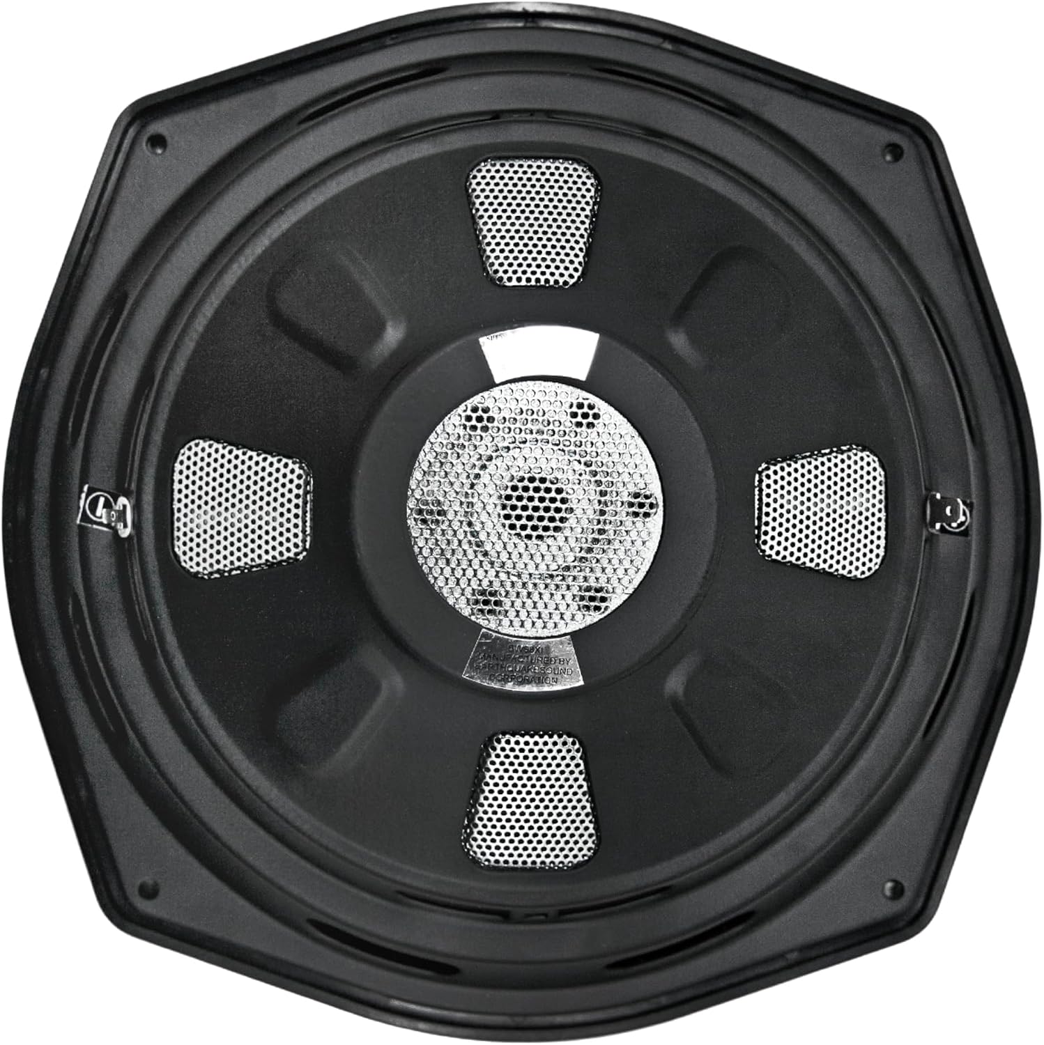 Earthquake Sound i82SWS 8-inch Shallow Woofer System Under-the-Seat Subwoofers with Gaskets, 2-Ohm (Pair)