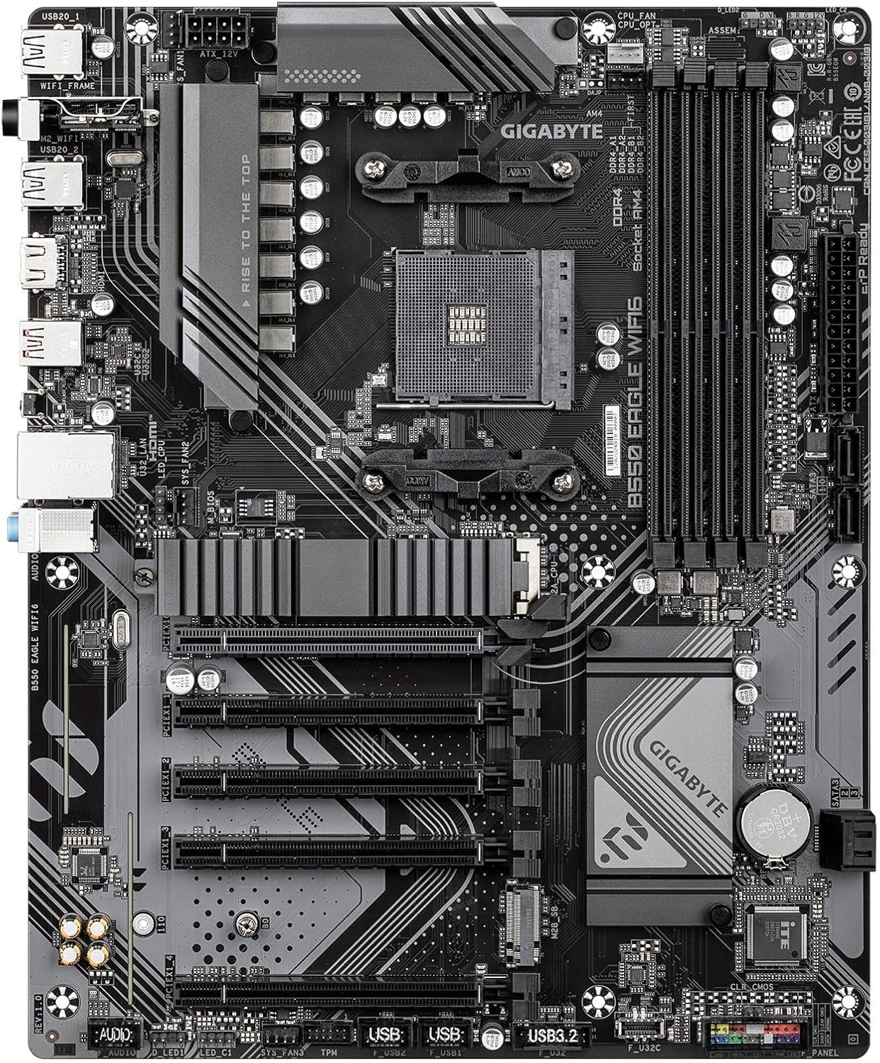 NEWEGG Motherboard CPU Memory Combo - B550M Micro ATX Motherboard Bundle with Ryzen 5 5500 6-Core 3.6 GHz CPU and 16GB (2 x 8GB) 288-Pin PC RAM DDR4 3600 Desktop Memory
