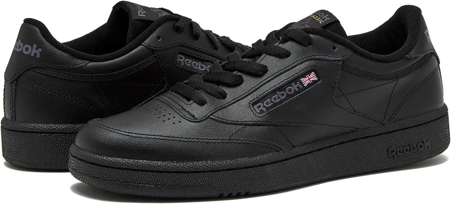 Reebok Club C 85 Mens Tennis Shoes, Casual Fashion White Sneakers for Men