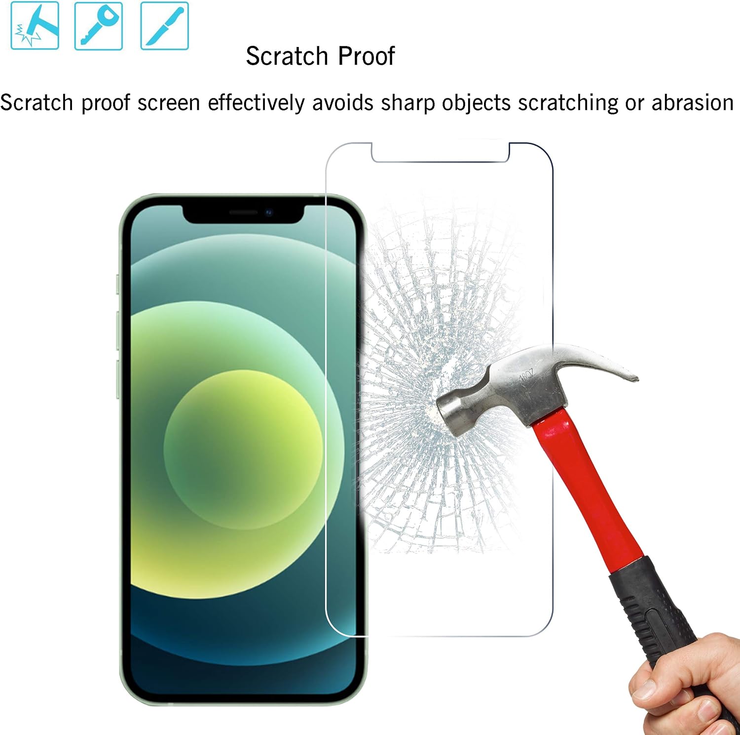 Ailun 3 Pack Screen Protector for iPhone 12 Mini 2020