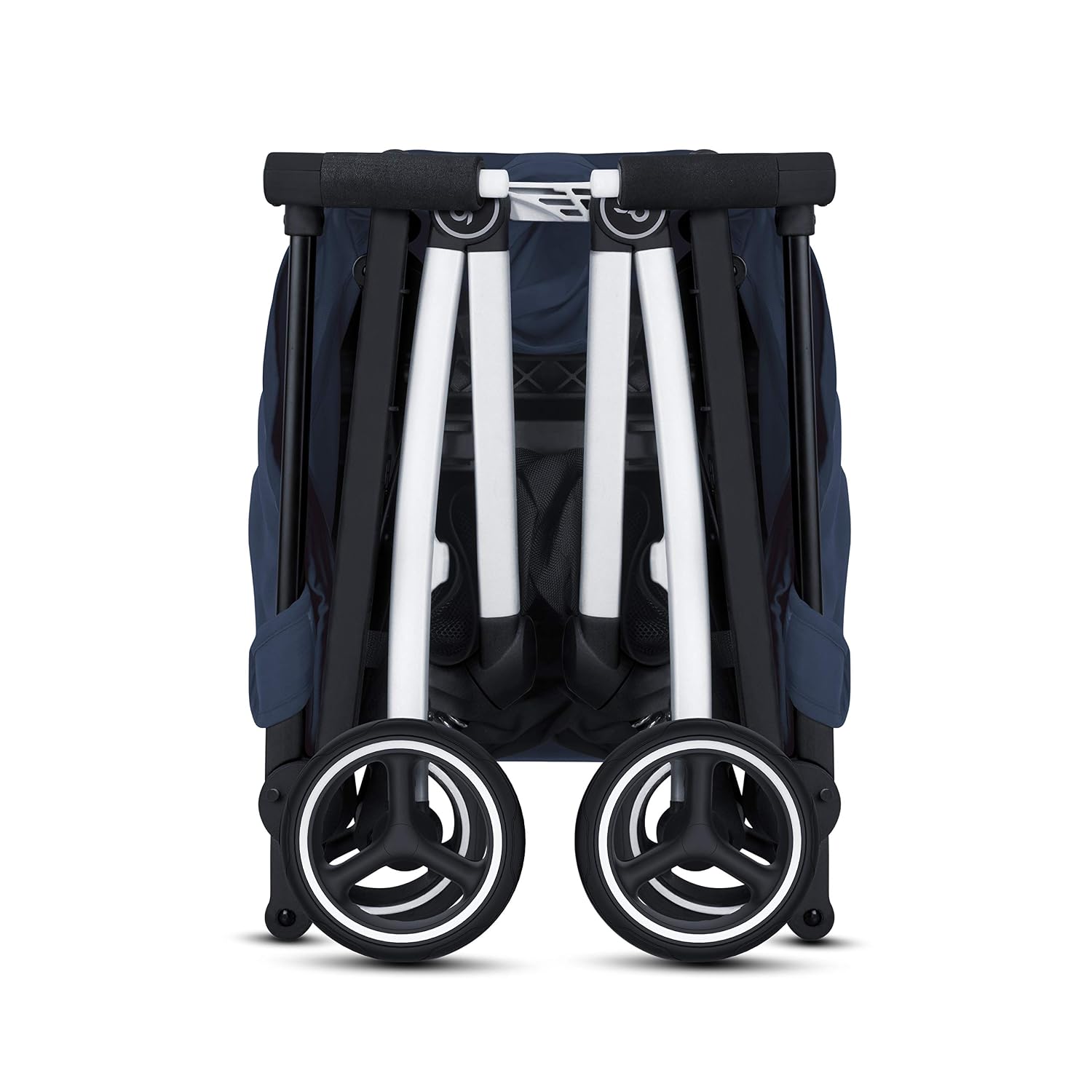 gb Pockit+ All-Terrain, Ultra Compact Lightweight Travel Stroller with Canopy and Reclining Seat in Velvet Black