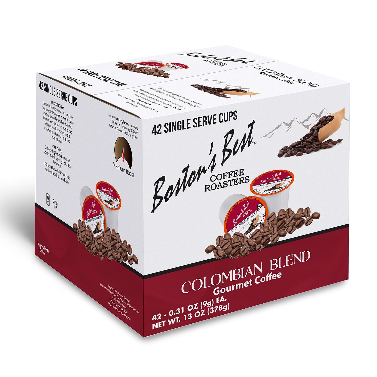 Boston’s Best - Aloha Coconut Flavored Delicious Gourmet Coffee Compatible with Keurig Coffee Maker, 1 Count (42 Single Serve Cups)