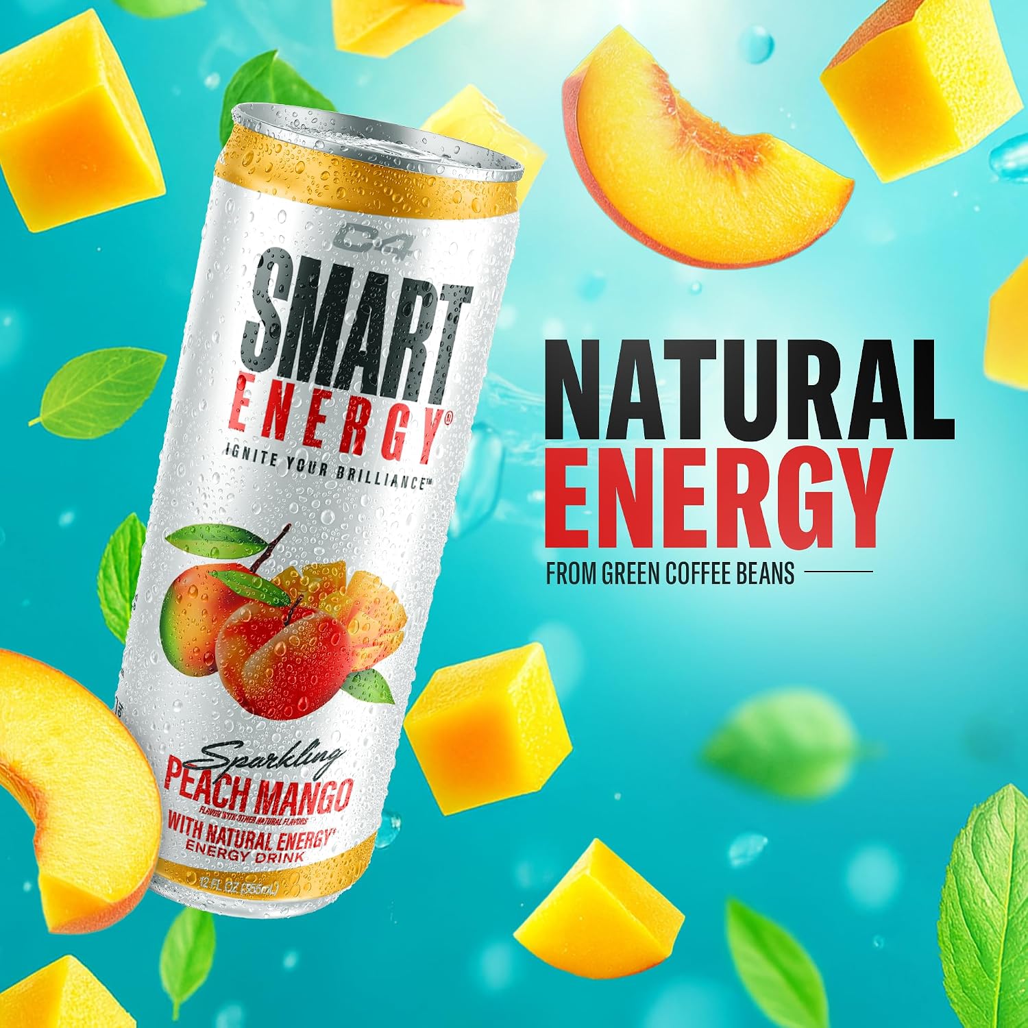 C4 Smart Energy Drink, 200mg Caffeine, 12 Fl Oz 12pk