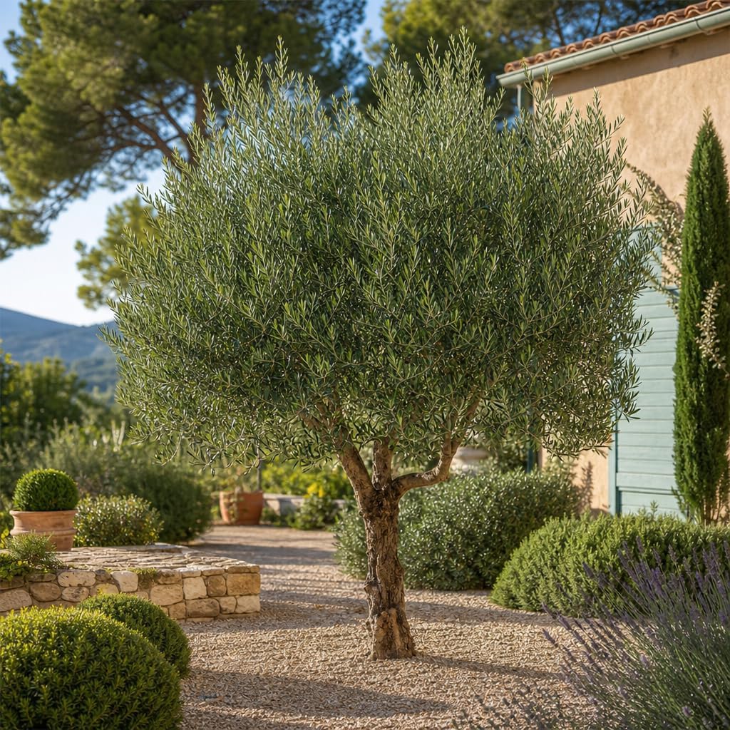 Arbequina Olive Tree - Beautiful Live Plant - 6 Inch Pot - Grow Your Own Olives Indoors - Olea Europaea