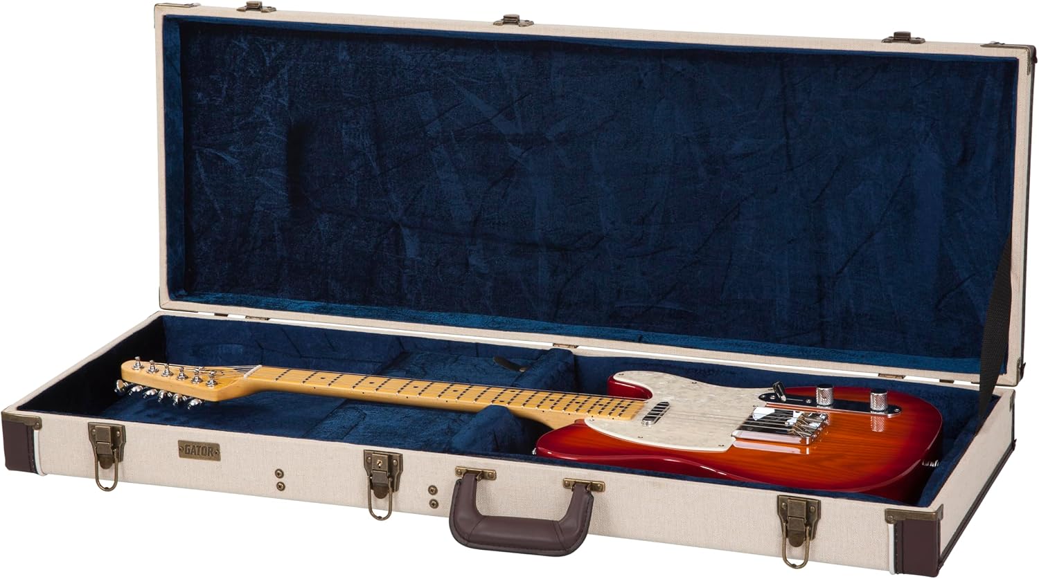 Gator Cases Journeyman Series Deluxe Wood Case for Resonator Style Acoustic Guitars (GW-JW RESO)