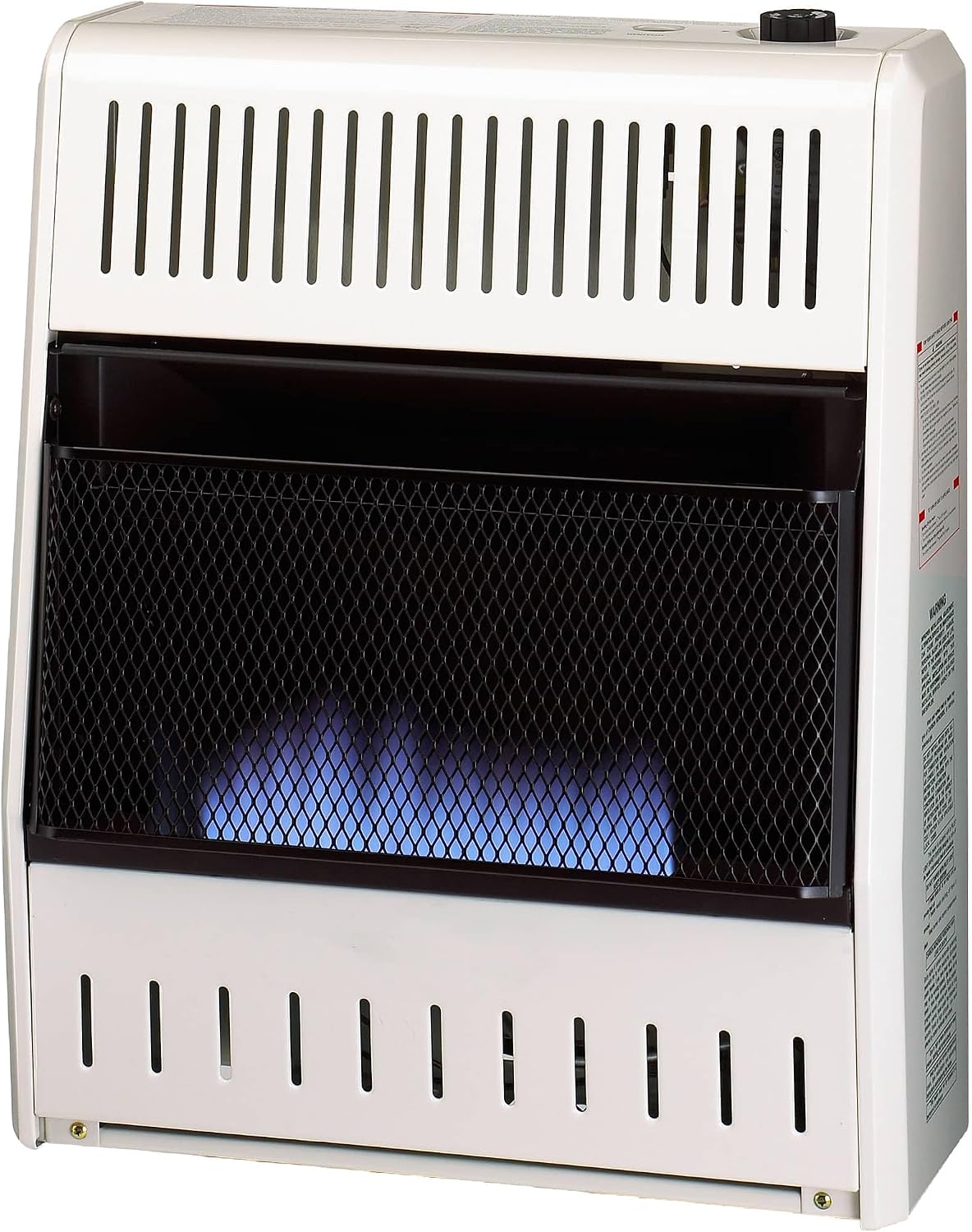 ProCom Heating Natural Gas Ventless Blue Flame Heater With Base Feet - 10,000 BTU, Manual Control - Model# MN100HBA-B