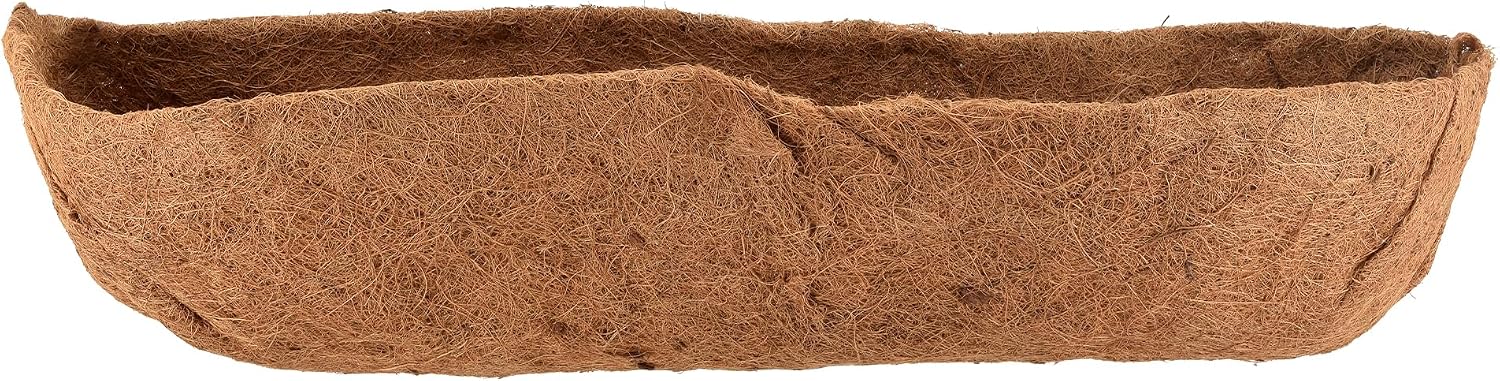 Arcadia Garden Products Extra Durable CB52 18-inch Coco Liner for Half Round Circle Wall Mounted Planters