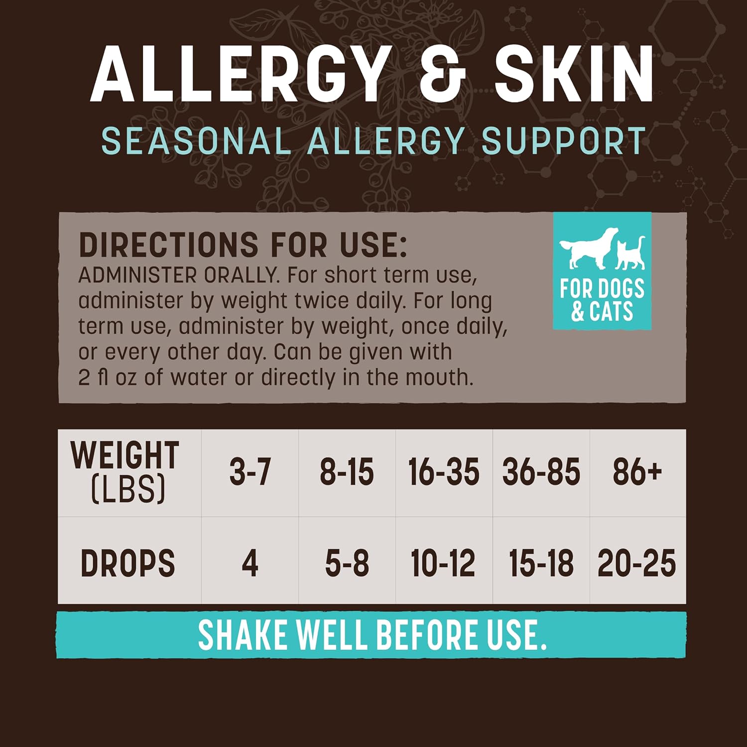 Earth Animal Apothecary - Urinary & Kidney Relief for Dogs & Cats - 2 fl oz | Herbal Remedies Liquid Supplement Blend - Uva Ursi, Couch Grass, Gravel Root, Yarrow, Cleavers, Marshmallow Root, Cornsilk