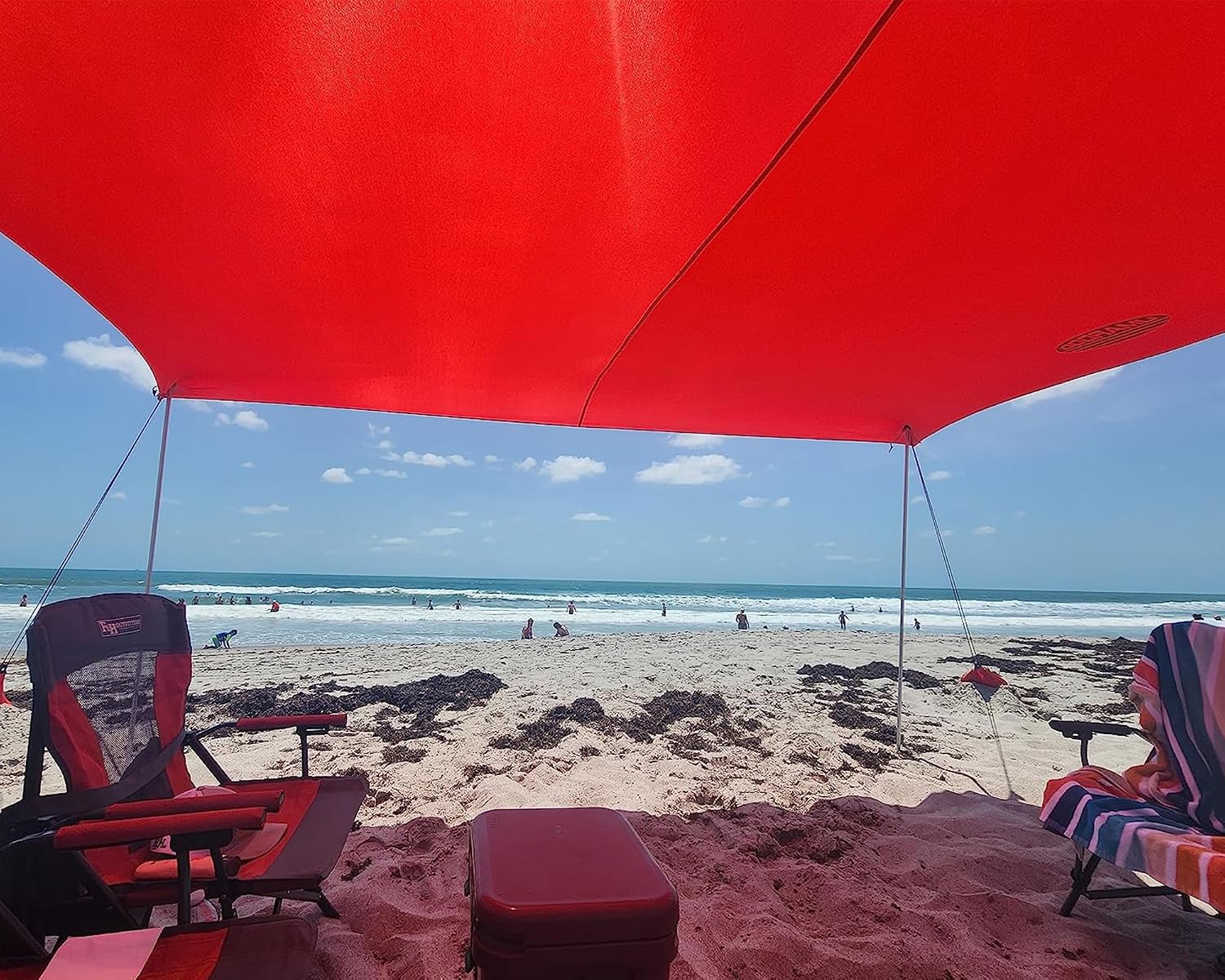 UMARDOO Family Beach Tent Canopy Sun Shade Portable 10×10FT