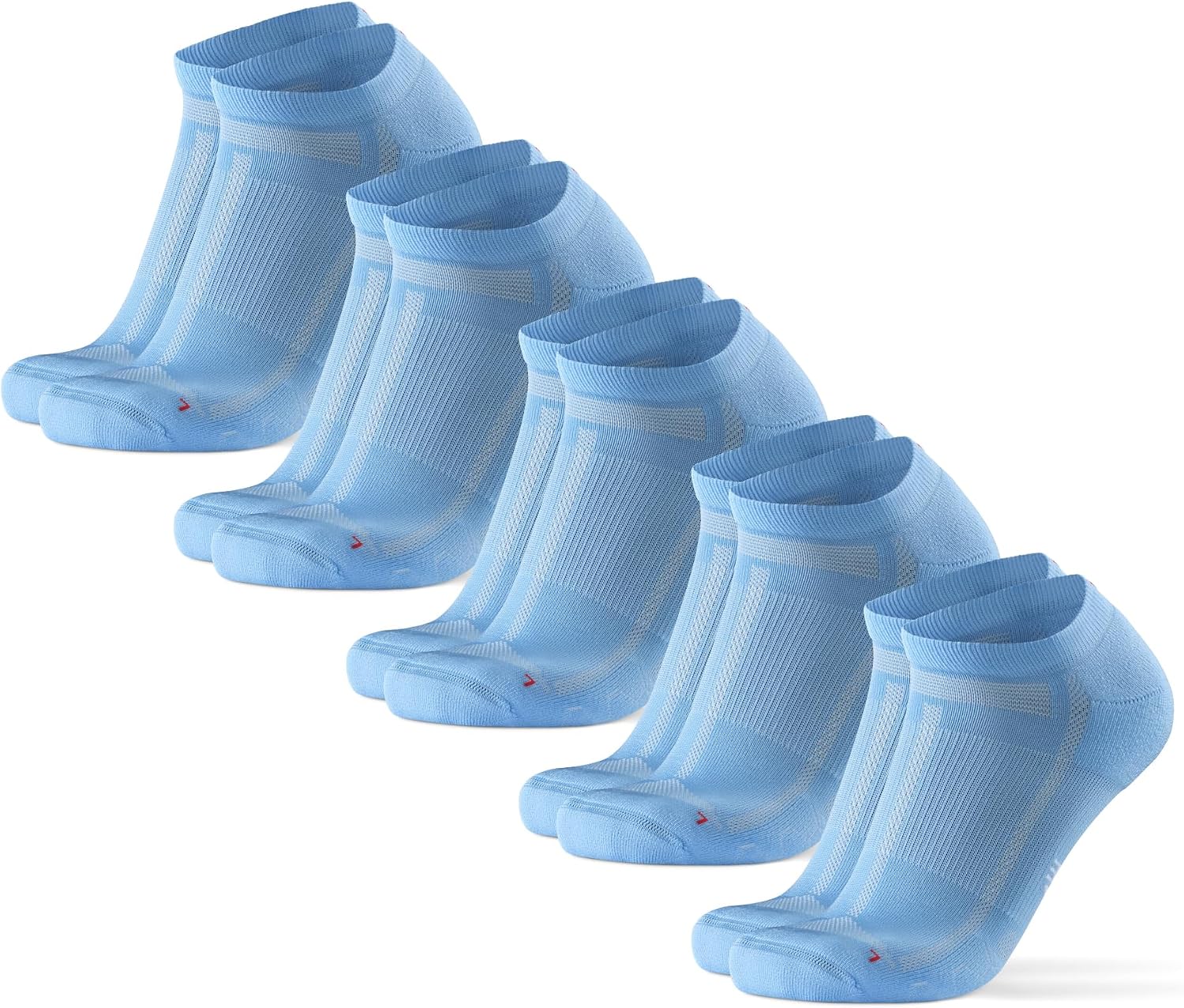 DANISH ENDURANCE Running Socks, Low-Cut, Anti Blister, 3 & 5-Pack