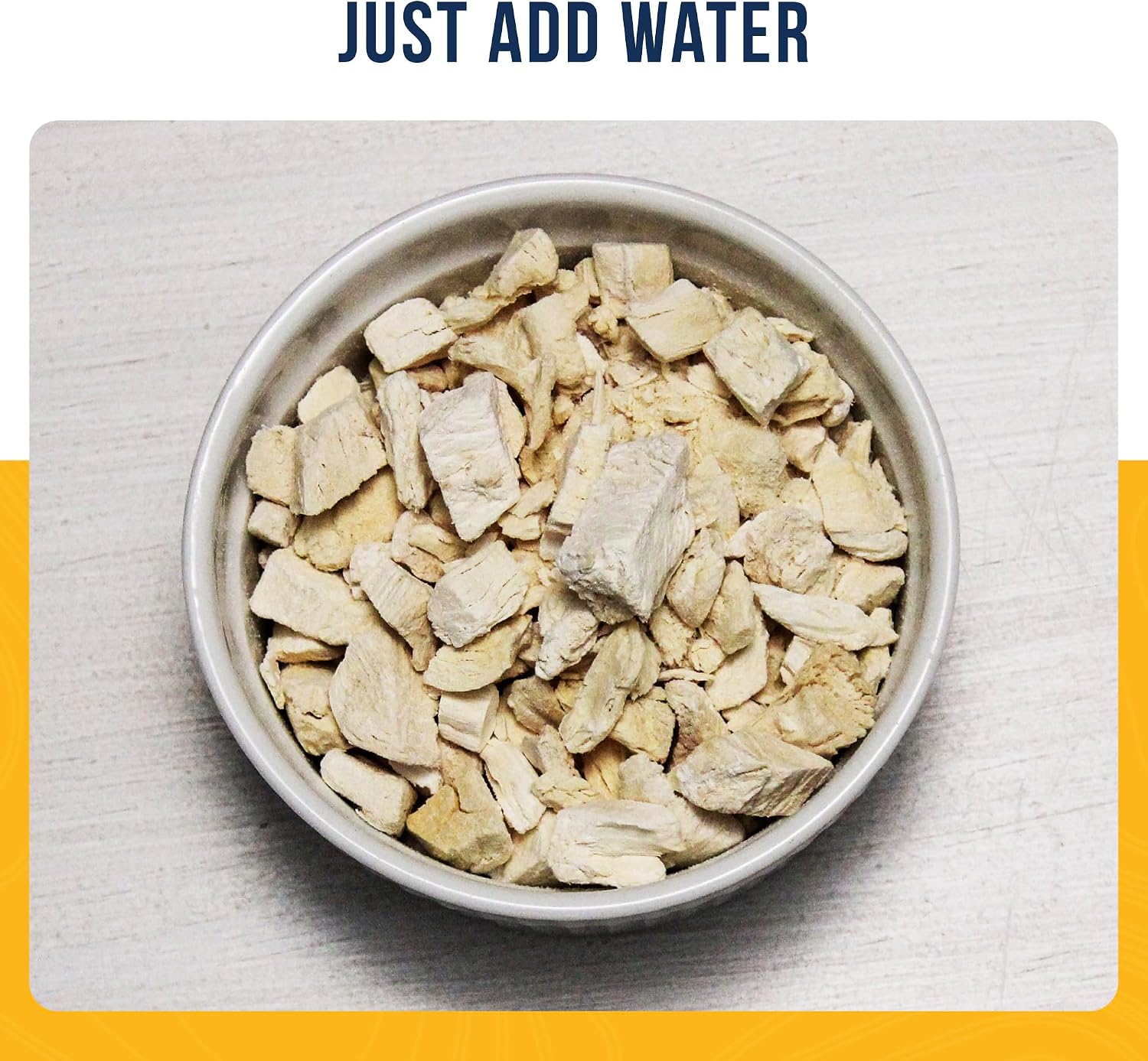 Augason Farms Cooked Freeze Dried White Meat Chicken Dices Can | Emergency Food Supply, Everyday Meals, 15 Servings