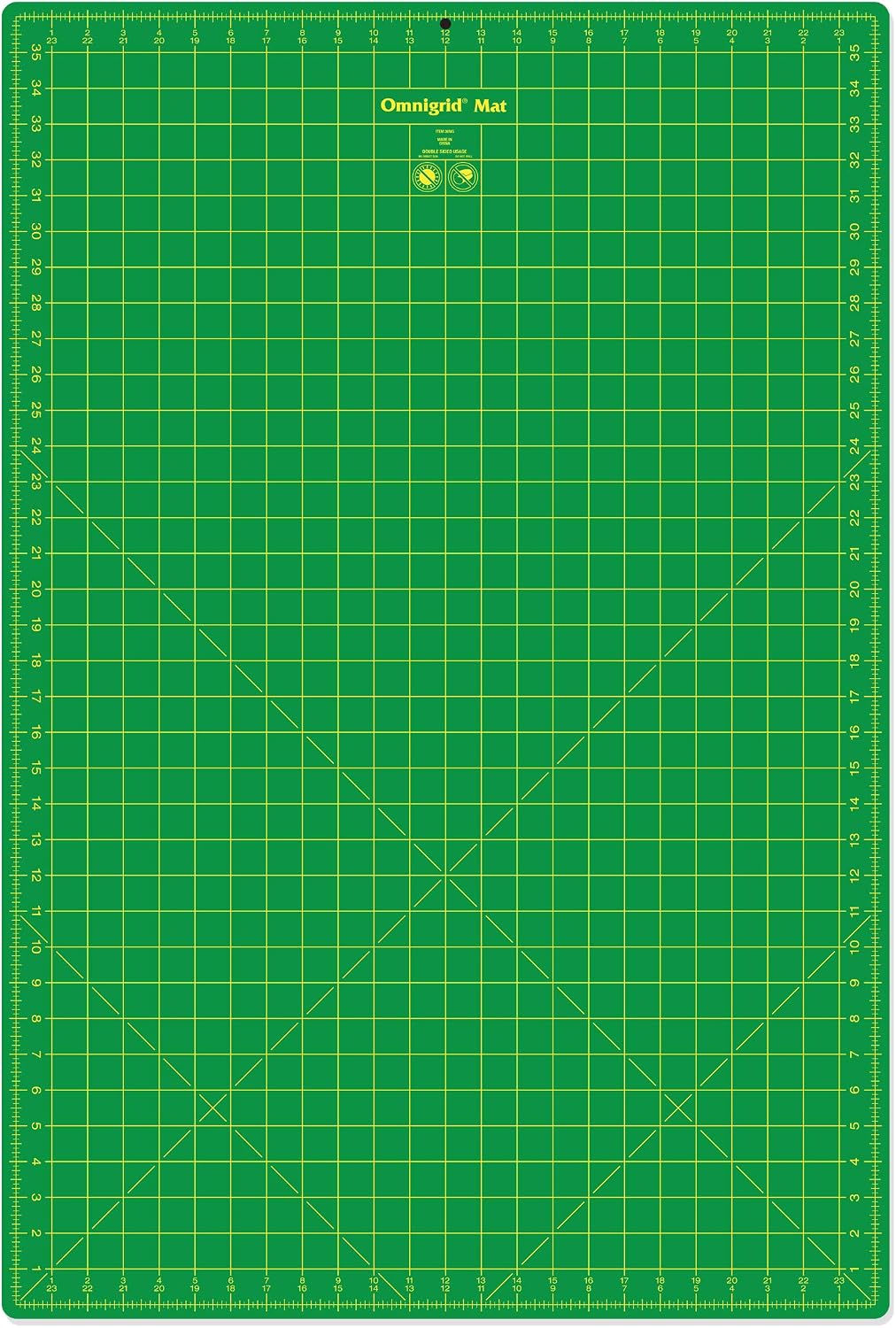 Omnigrid Self-Healing Cutting Mat, 24'' x 36'' Inch | Precision Fabric Cutting Mat with Durable Surface for Quilting, Sewing & Crafts