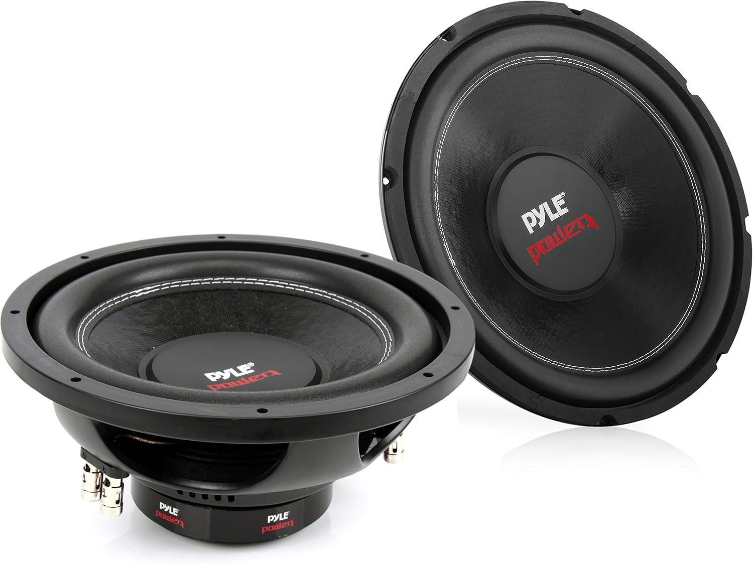 Pyle 8" Car Subwoofer Speaker - 800 Watt Dual 4 Ohm Voice Coil, Treated Foam Surround, Non-Pressed Paper Cone, 60oz Magnet - Powerful Vehicle Audio Bass Woofer for Car Stereo Systems - PLPW8D (Black)