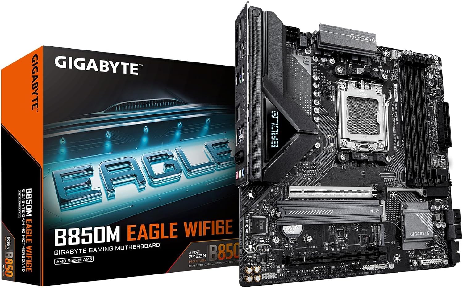 NEWEGG Motherboard CPU Memory Combo - B550M Micro ATX Motherboard Bundle with Ryzen 5 5500 6-Core 3.6 GHz CPU and 16GB (2 x 8GB) 288-Pin PC RAM DDR4 3600 Desktop Memory
