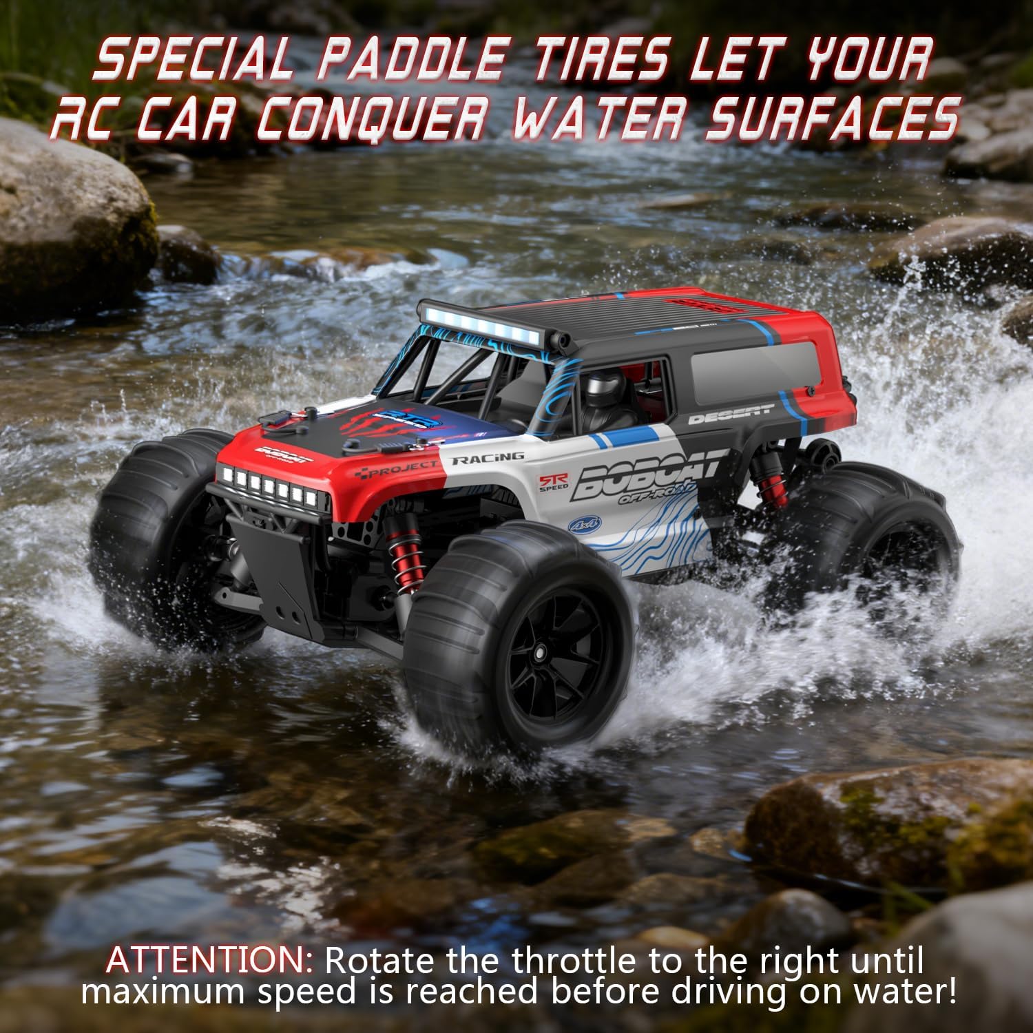 1/16 Brushless RC Car S912Pro, Electric 4WD High Speed RC Car, 2.4G Remote Control RC Truck