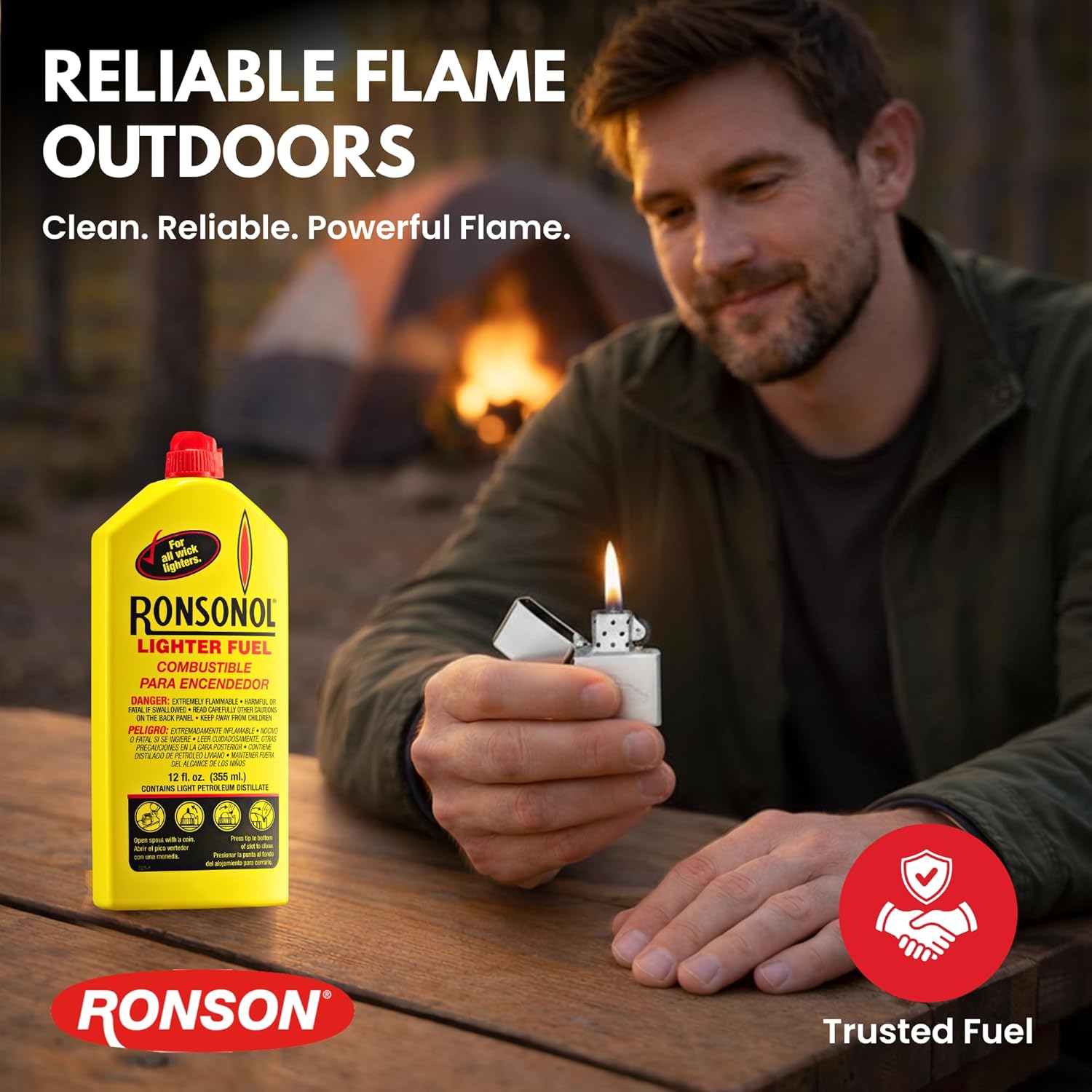 Ronson 12 Ounce Ronson Lighter Fuel - Pack of 2