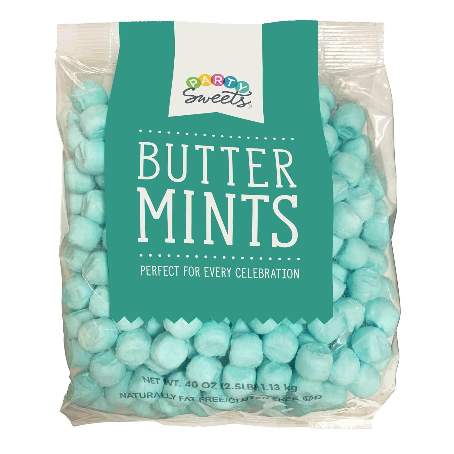 Party Sweets White Buttermints, 14 Ounce, Appx. 100 pieces from Hospitality Mints
