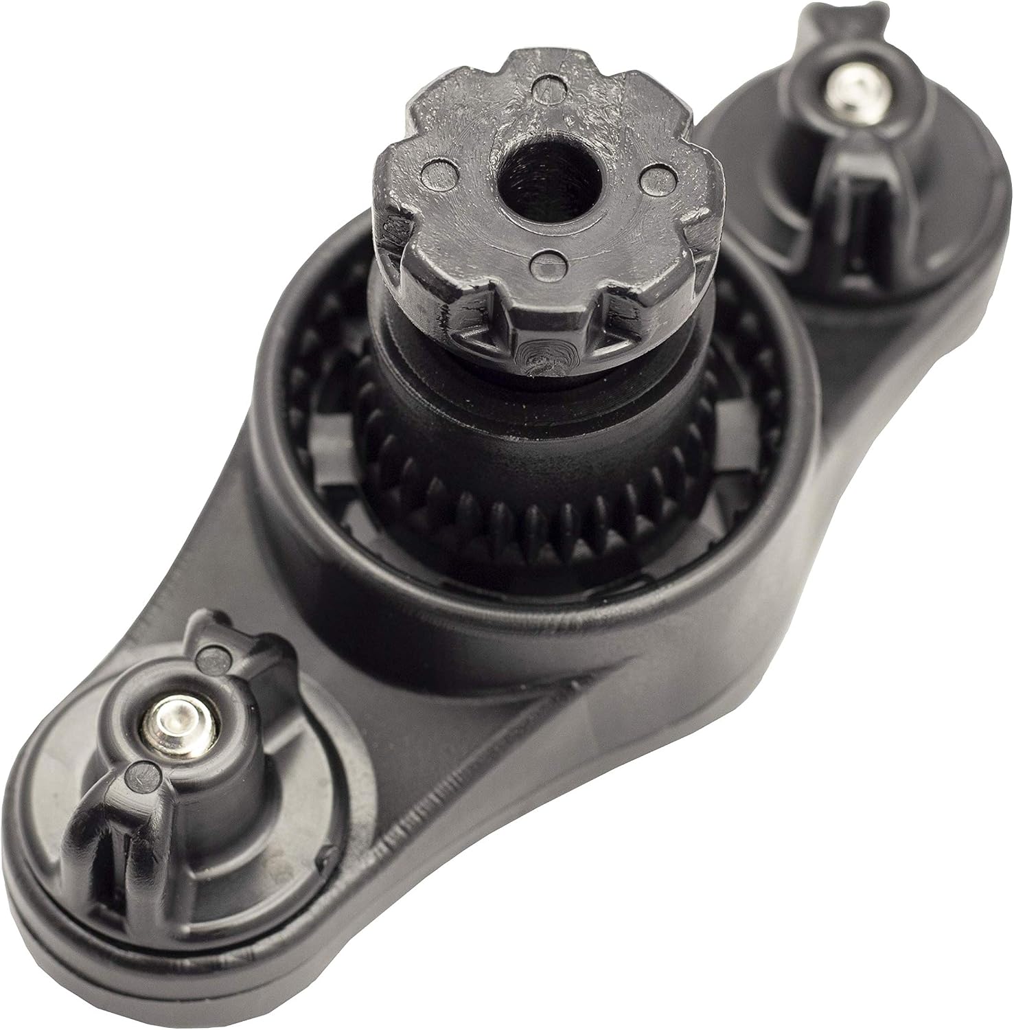 YakAttack HD LockNLoad Track Mount Base | Dual MightyBolt System for Kayak Rod Holders