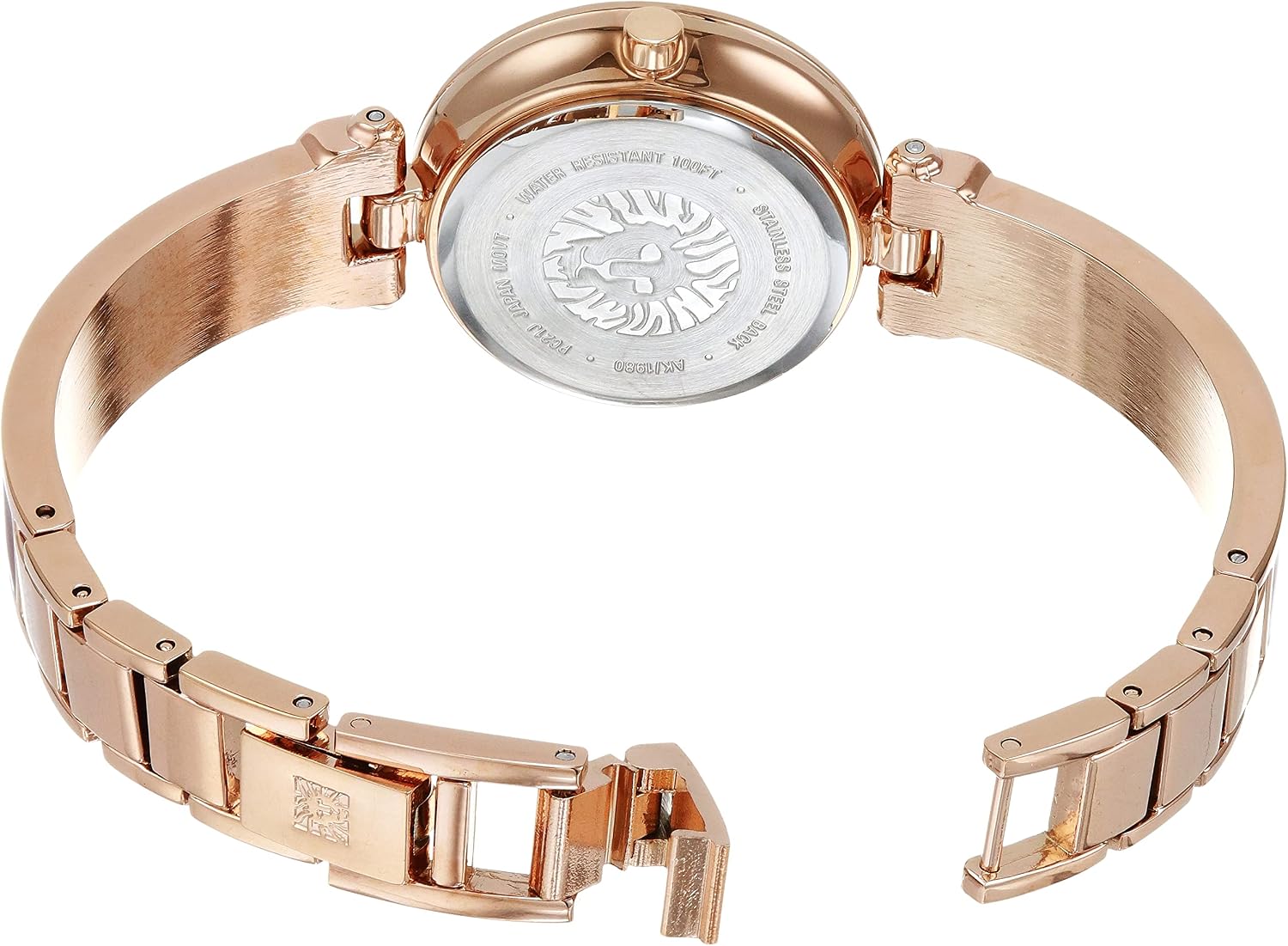 Anne Klein Women's Genuine Diamond Dial Bangle Watch