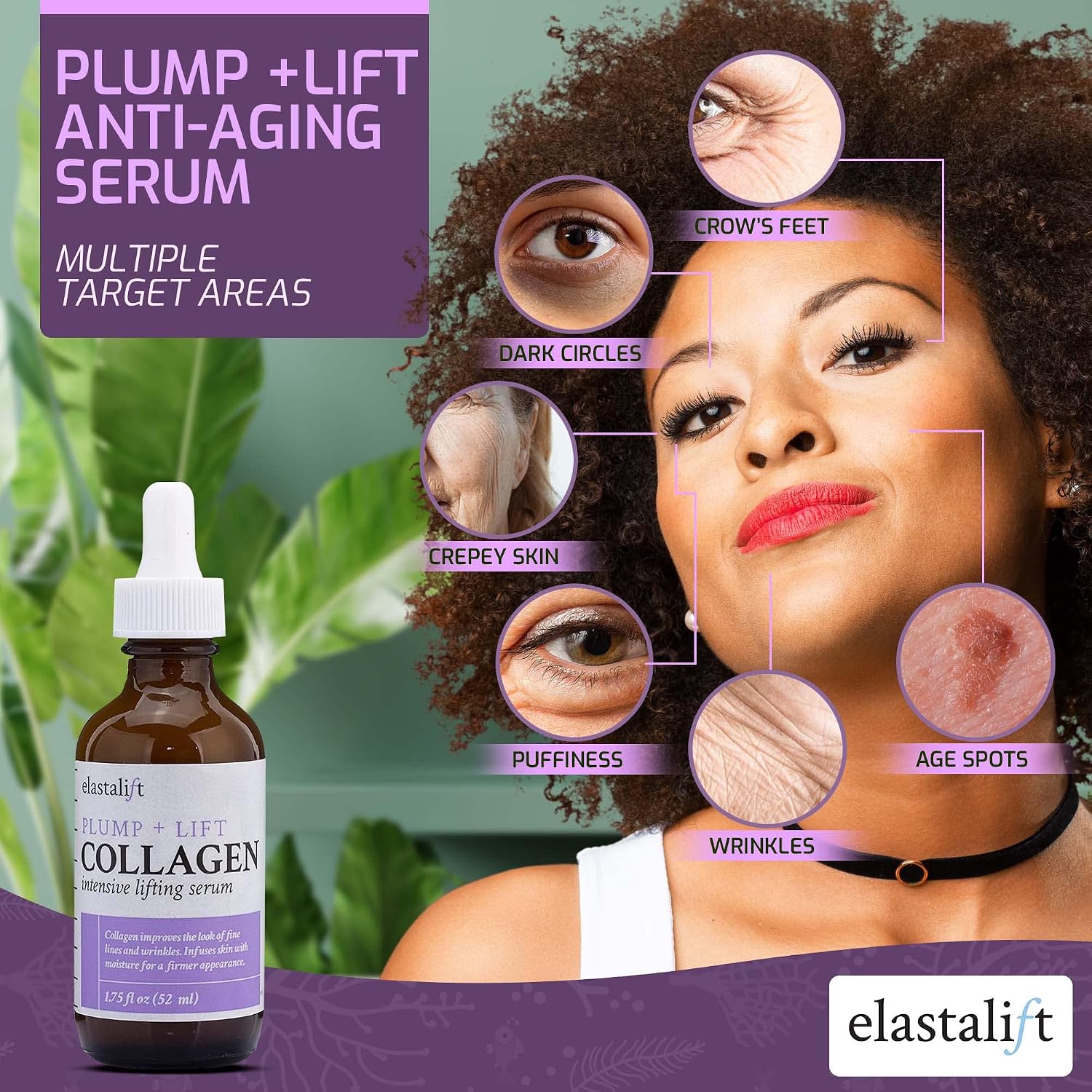 Elastalift Collagen Cream Skin Care Face Lotion & Body Lotion | Fragrance Free Skin Tightening Cream Collagen Firming Lotion Body Moisturizer For