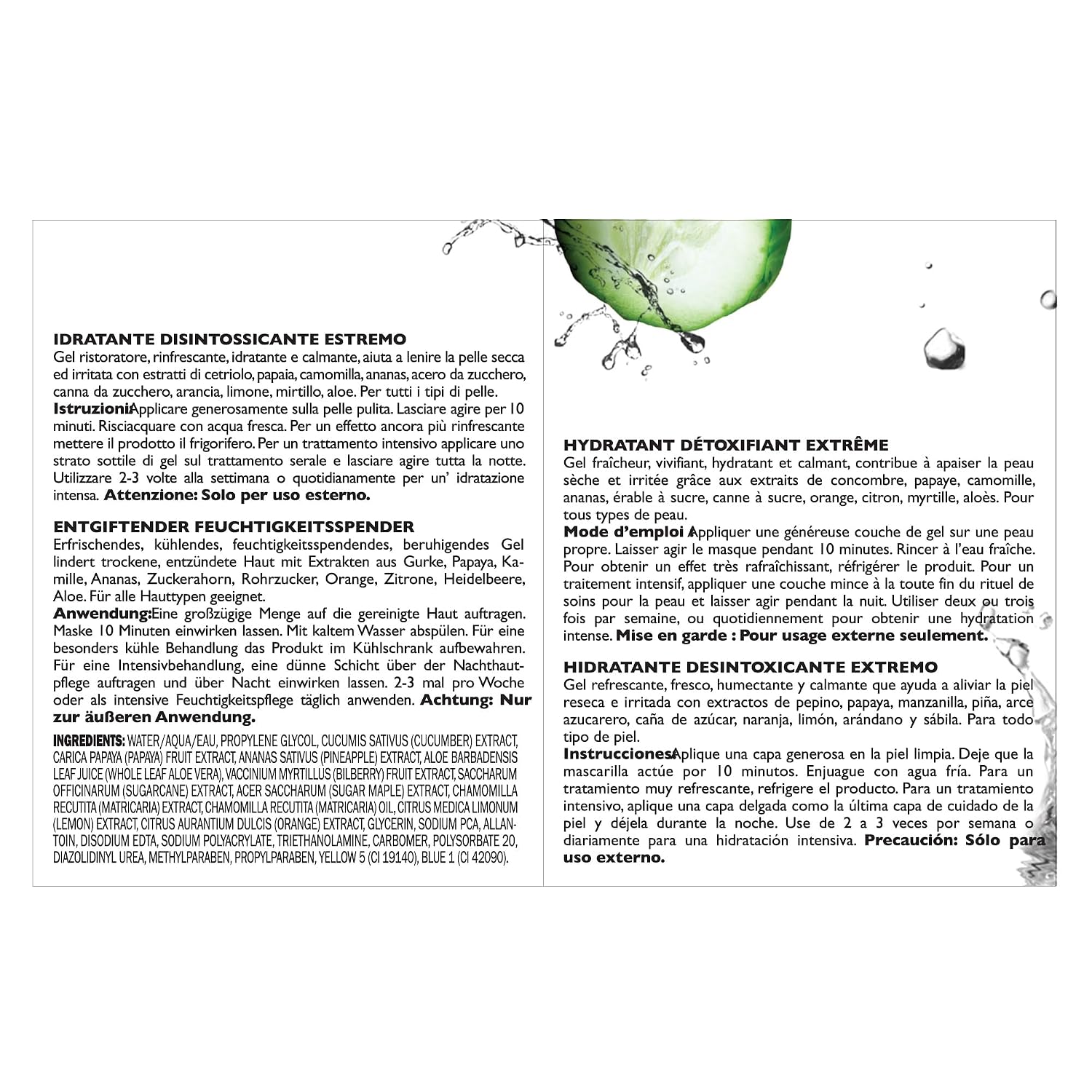Peter Thomas Roth | Cucumber Gel Mask Extreme De-Tox™ Hydrator