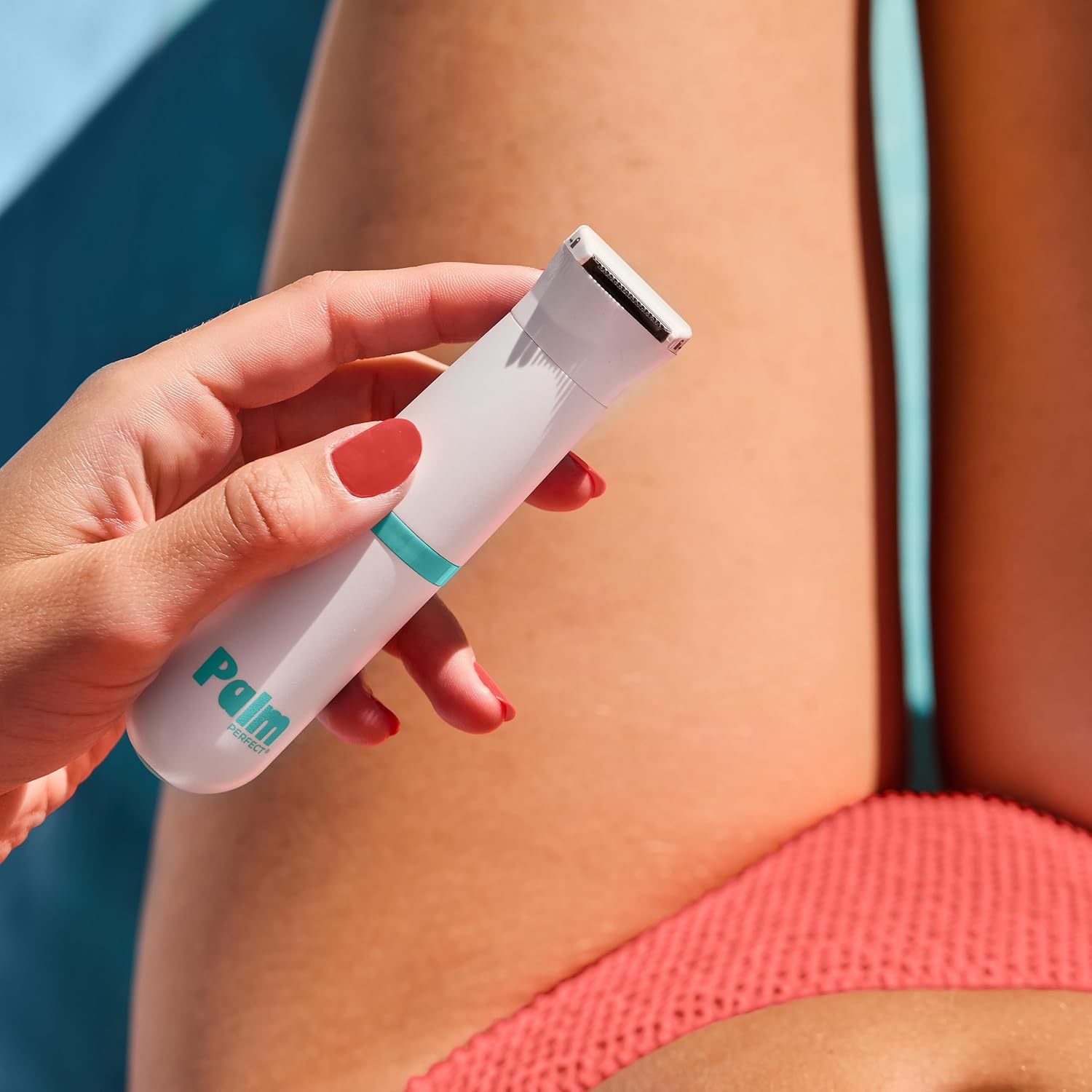 PalmPerfect Bikini Trimmer for Women, Dual Blade, Waterproof, Wet/Dry | Bikini grooming, hair trimmer women, bikini line, sensitive areas