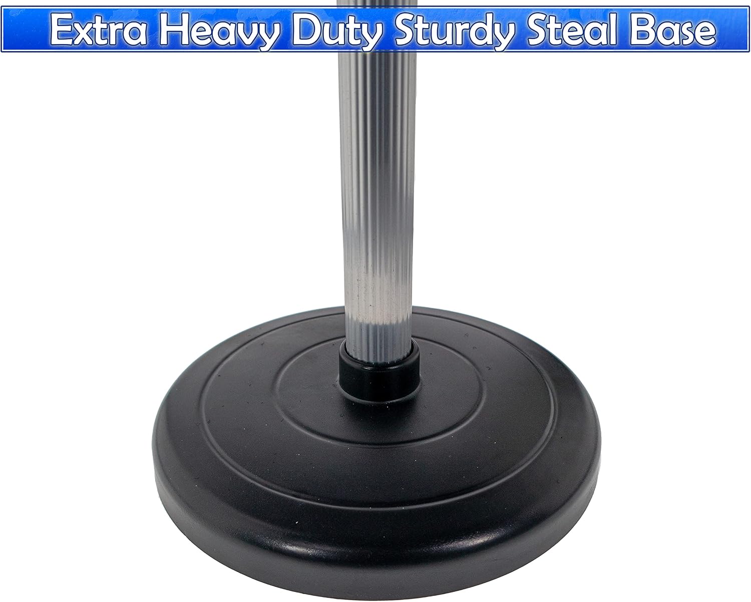 Hair Dryer Stand Holder - Hands Free, Adjustable Height & 360-Degree Rotation, Heavy Base