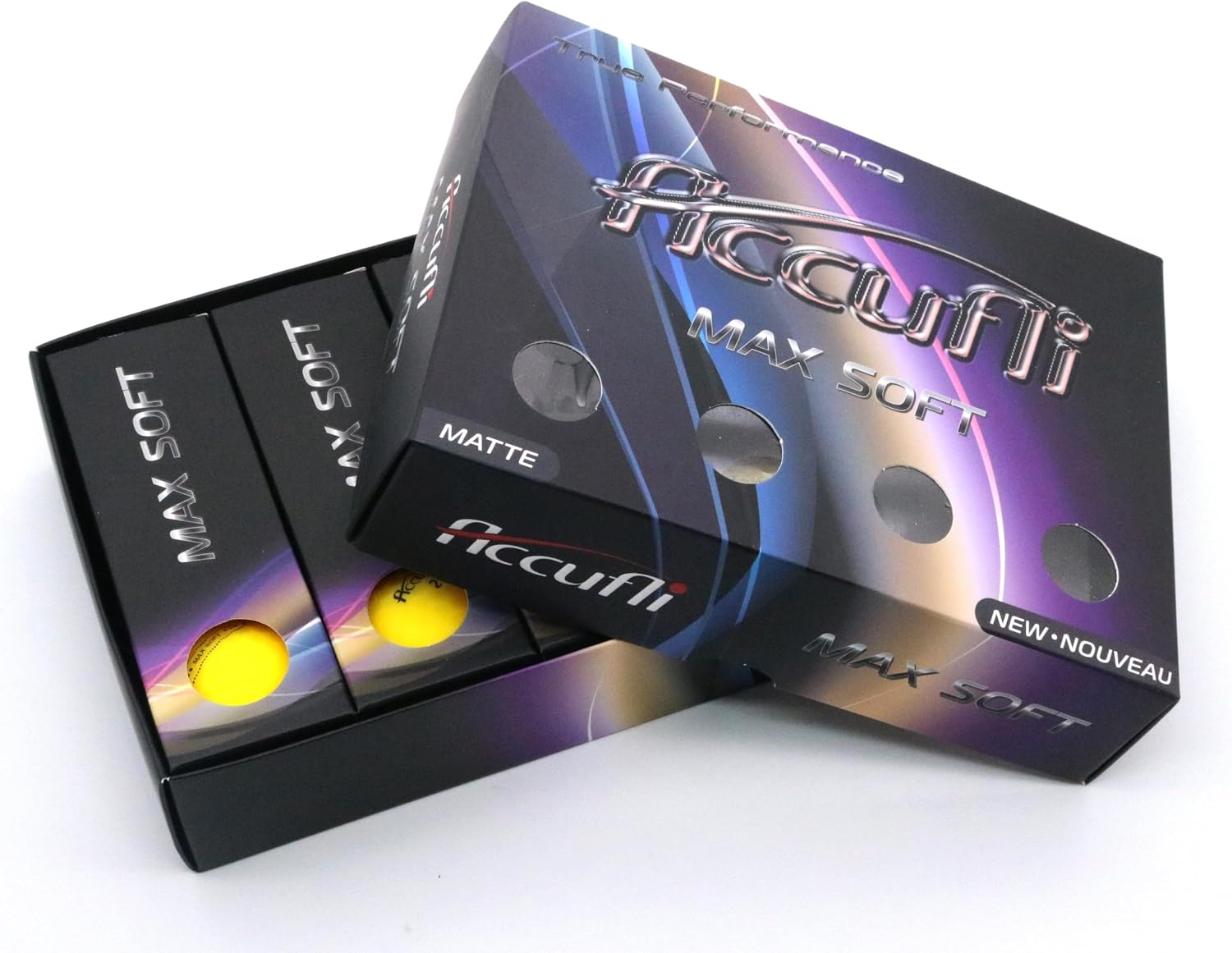 ACCUFLI Max Soft Matte Golf Balls